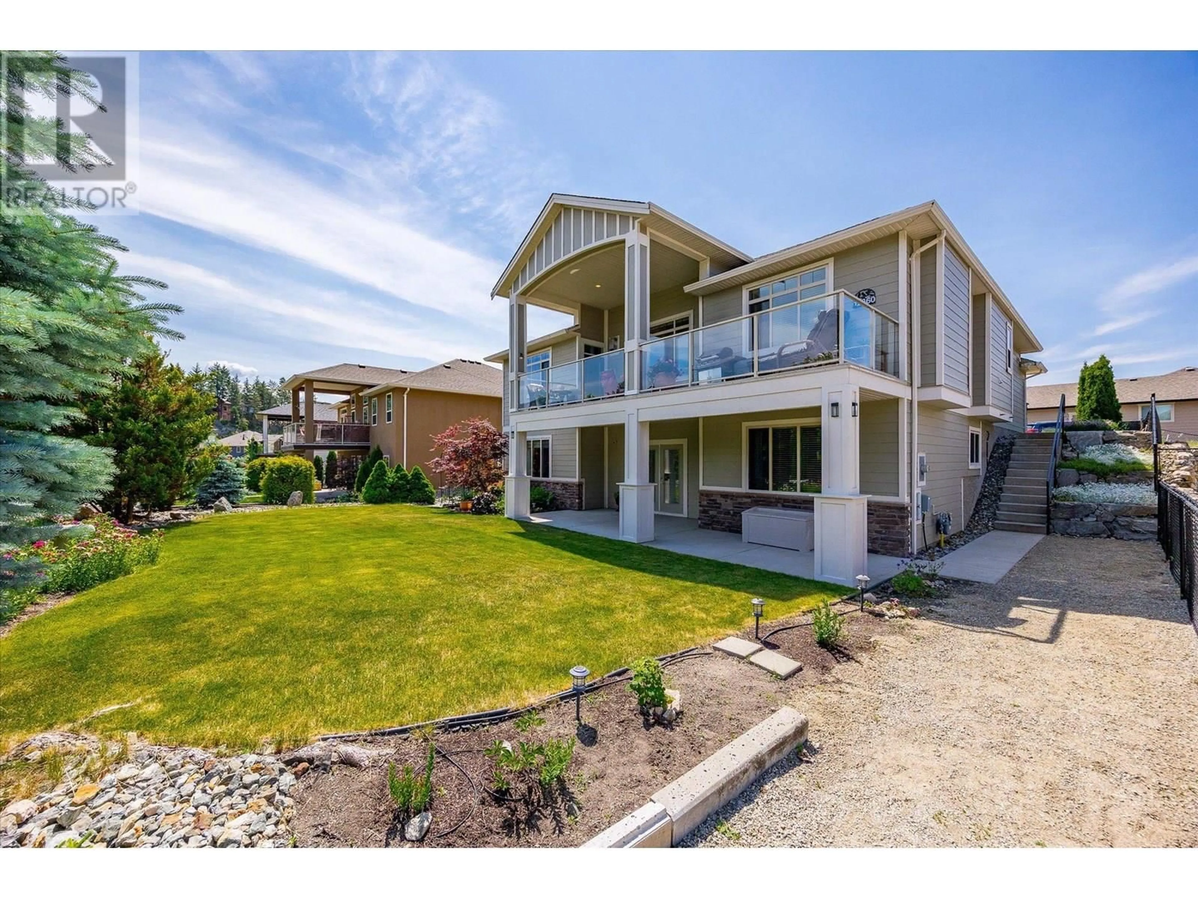 A pic from outside/outdoor area/front of a property/back of a property/a pic from drone, unknown for 12860 CLIFFSHORE DRIVE, Lake Country British Columbia V4V2P7
