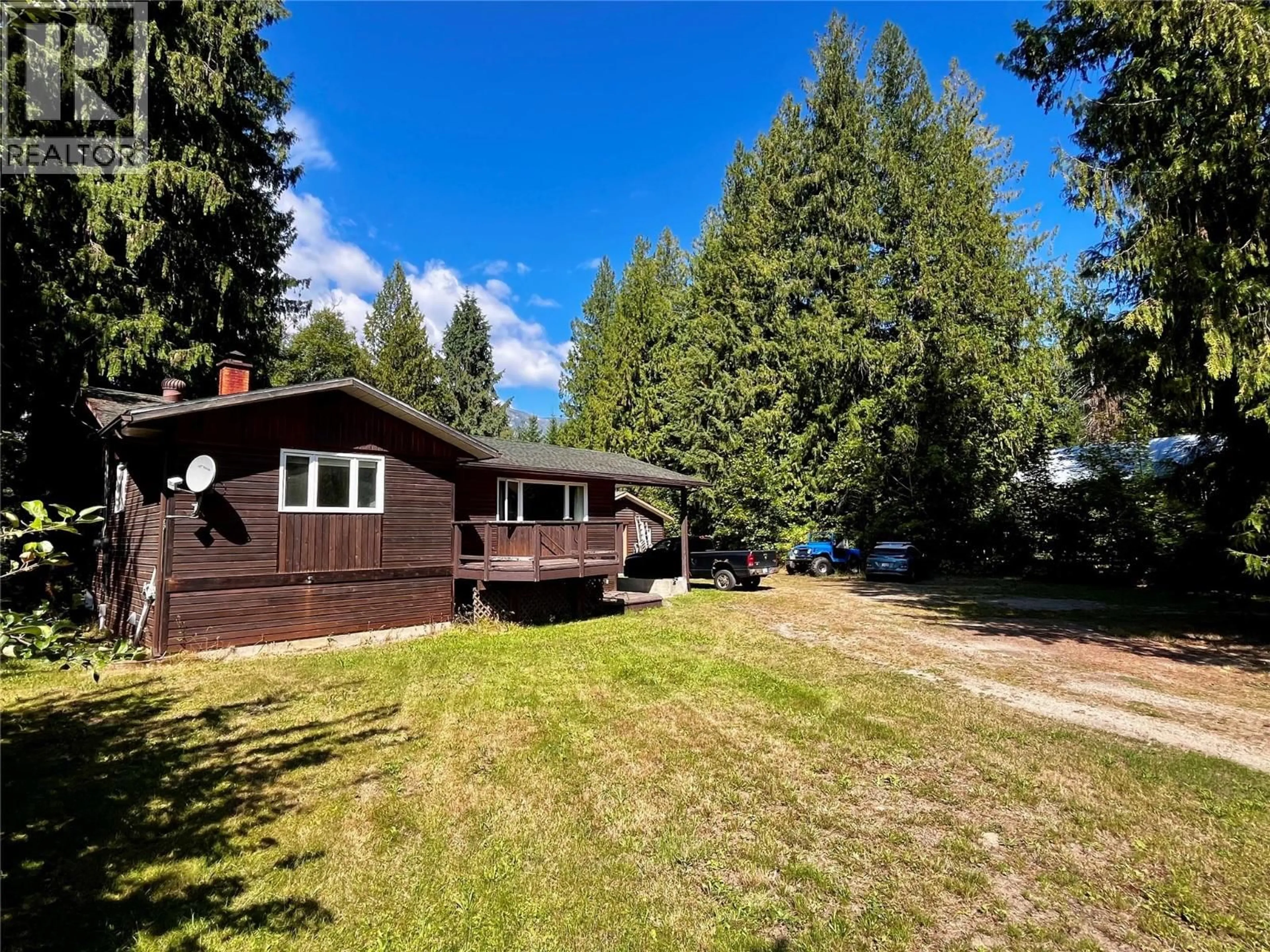 A pic from outside/outdoor area/front of a property/back of a property/a pic from drone, unknown for 236 CLARK ROAD, Burton British Columbia V0G1R0