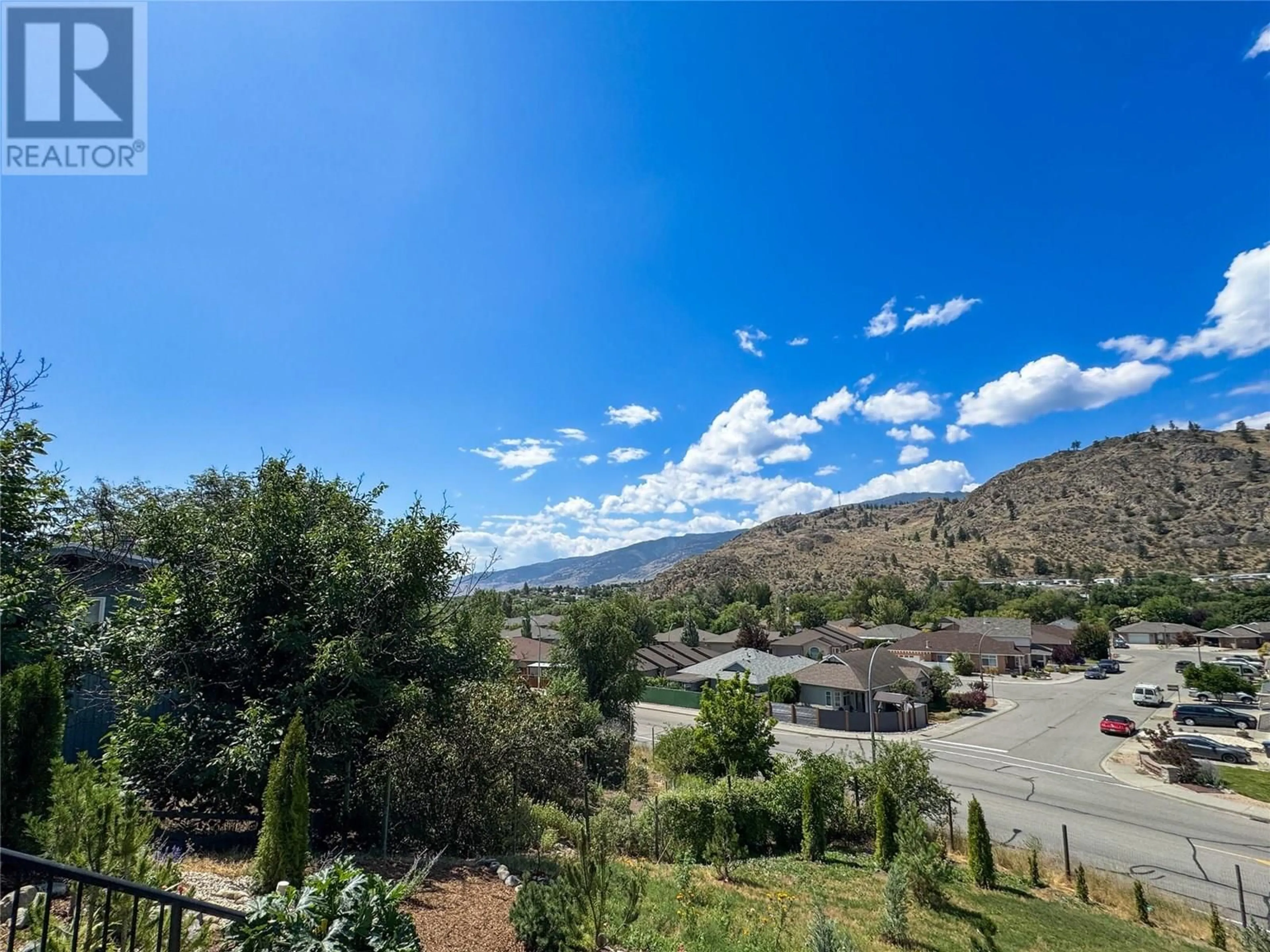 A pic from outside/outdoor area/front of a property/back of a property/a pic from drone, mountain view for 6654 BELLEVUE DRIVE, Oliver British Columbia V0H1T4