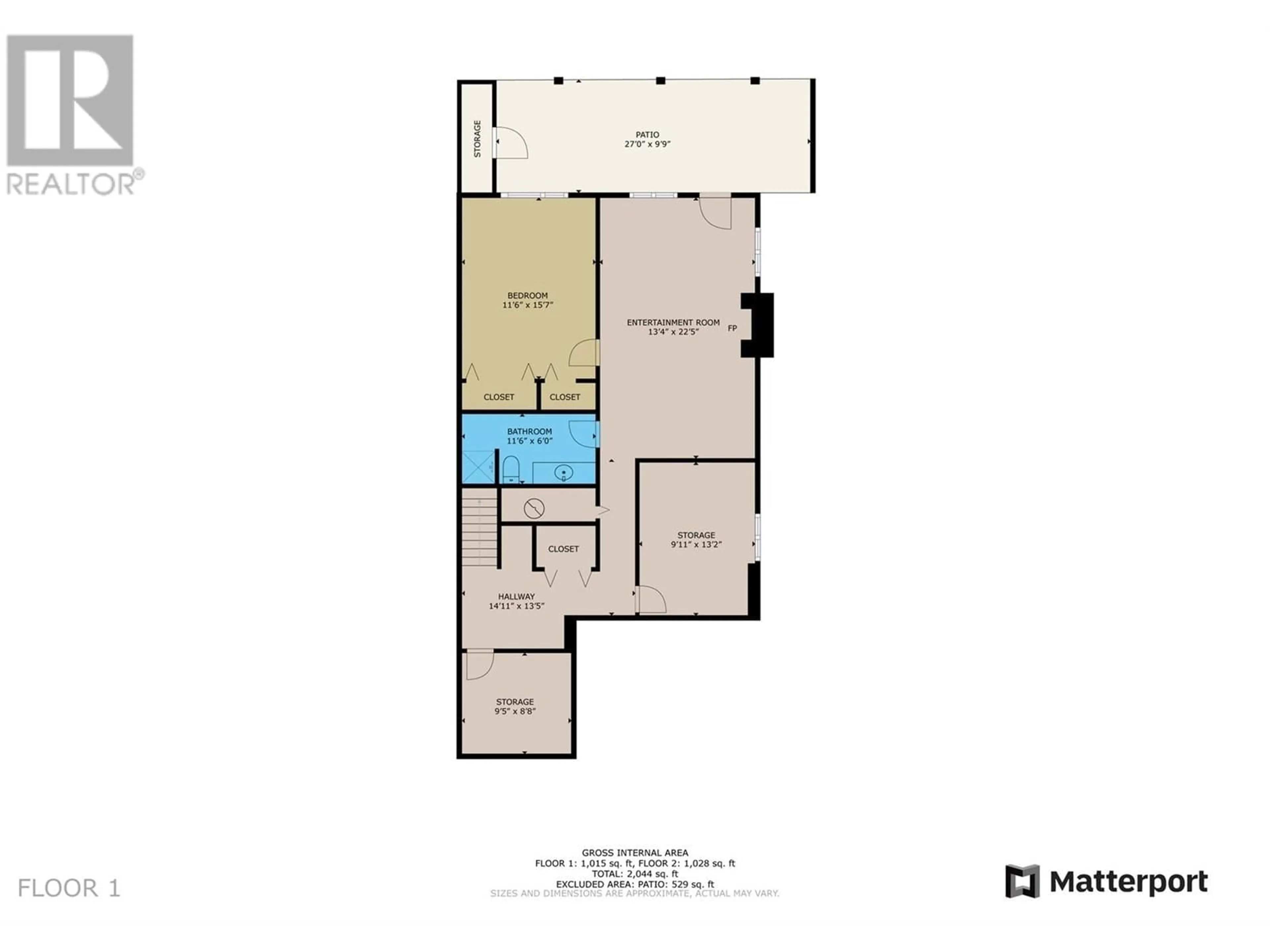Floor plan for 20 - 3930 20TH STREET, Vernon British Columbia V1T4C9