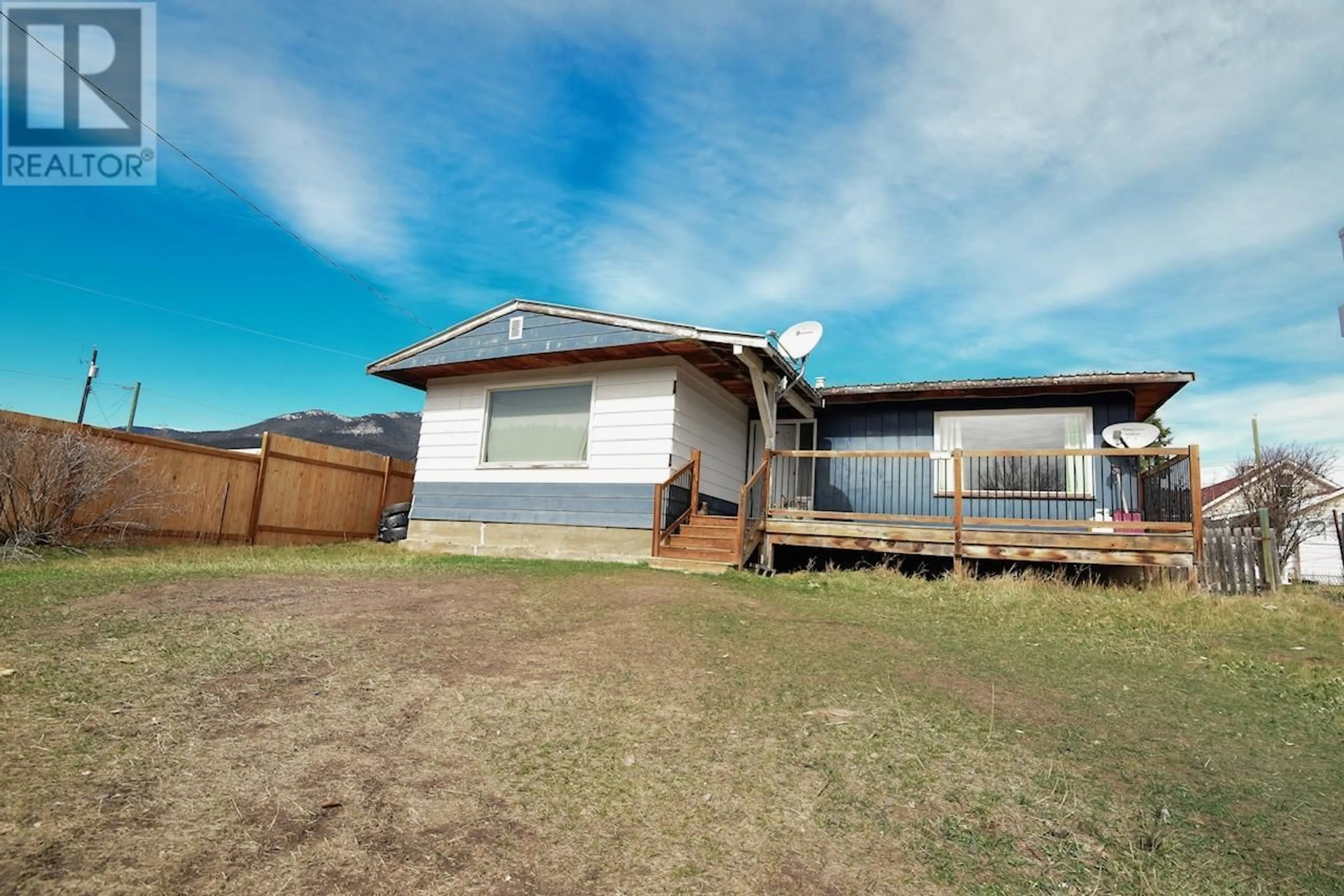 A pic from outside/outdoor area/front of a property/back of a property/a pic from drone, building for 1404 SOUES STREET, Clinton British Columbia V0K1K0