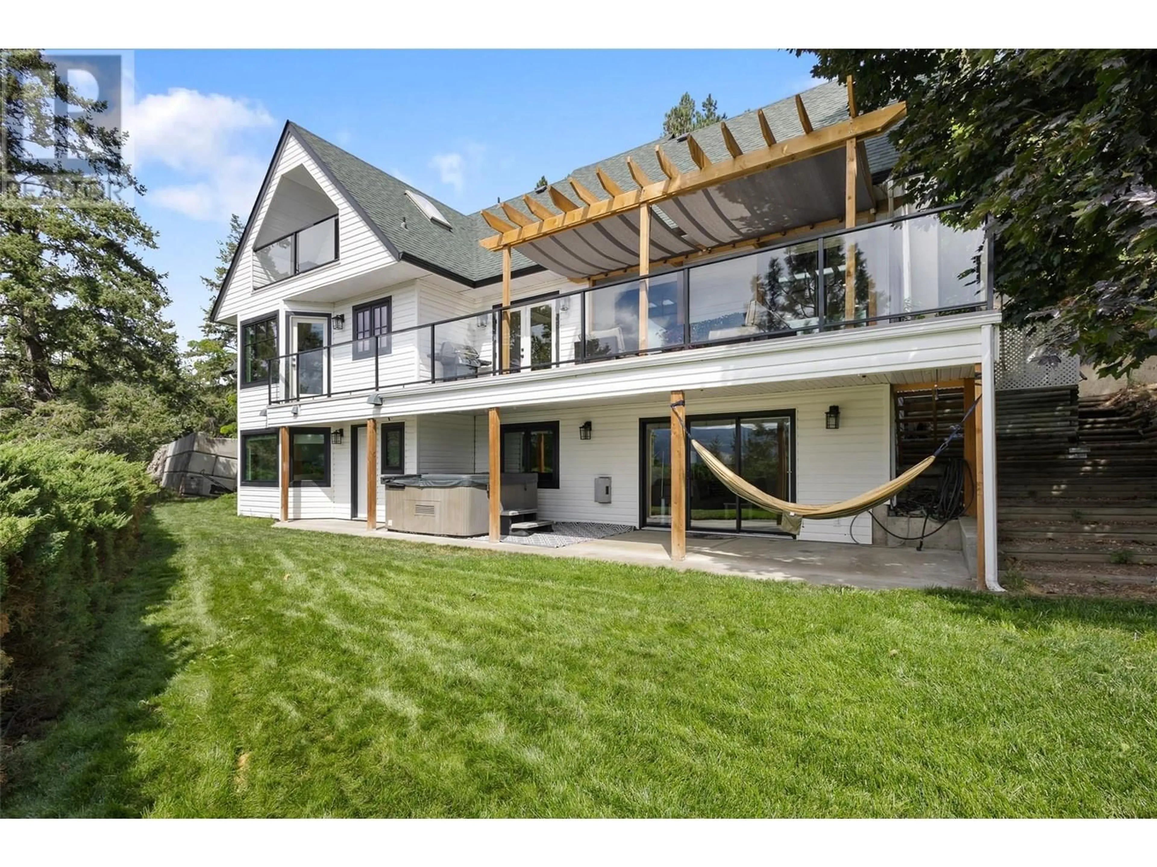 A pic from outside/outdoor area/front of a property/back of a property/a pic from drone, unknown for 133 GOLDCLAIM ROAD, Vernon British Columbia V1H1H2