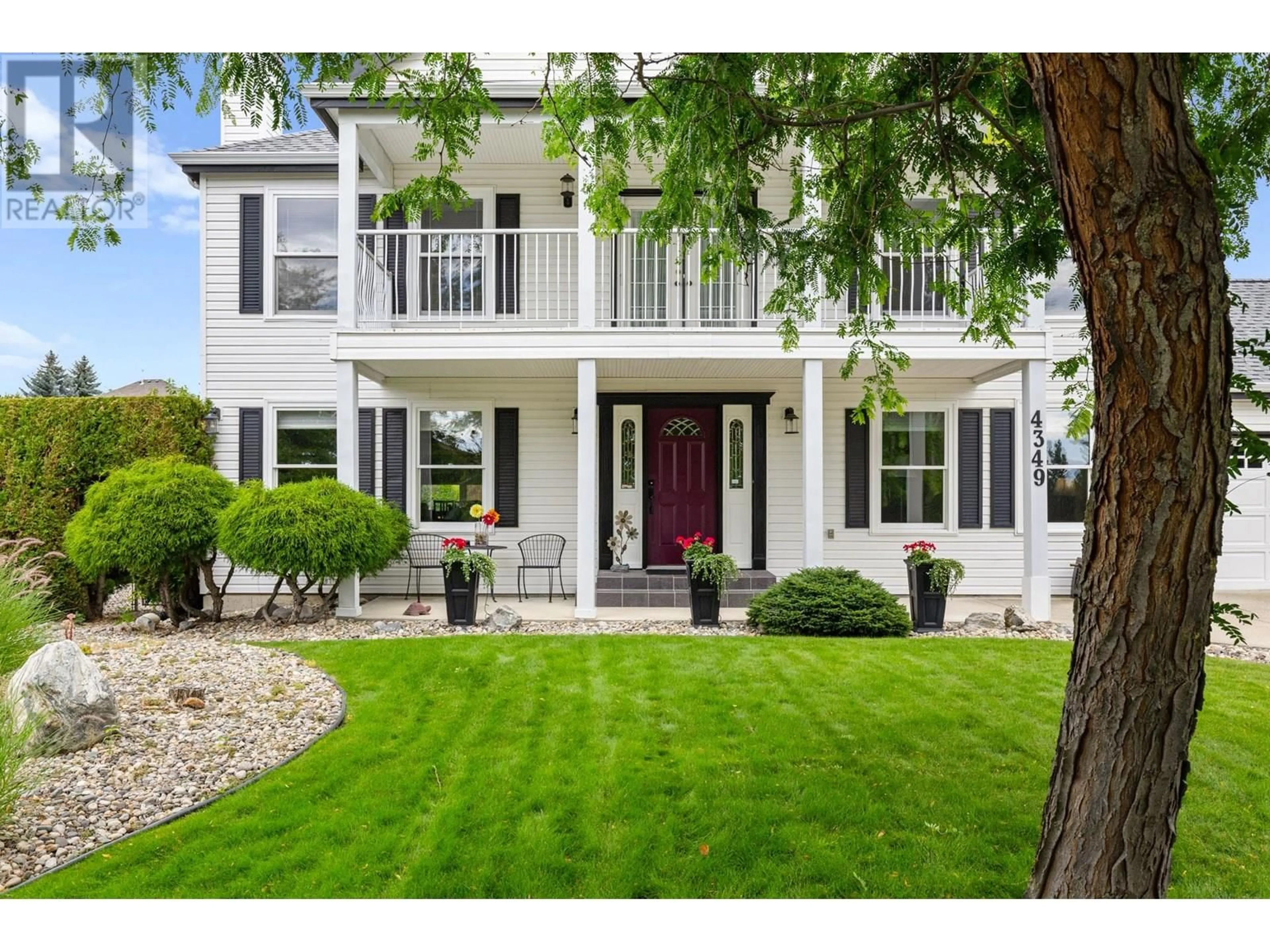 Home with vinyl exterior material, street for 4349 TAKLA ROAD, Kelowna British Columbia V1W3C4