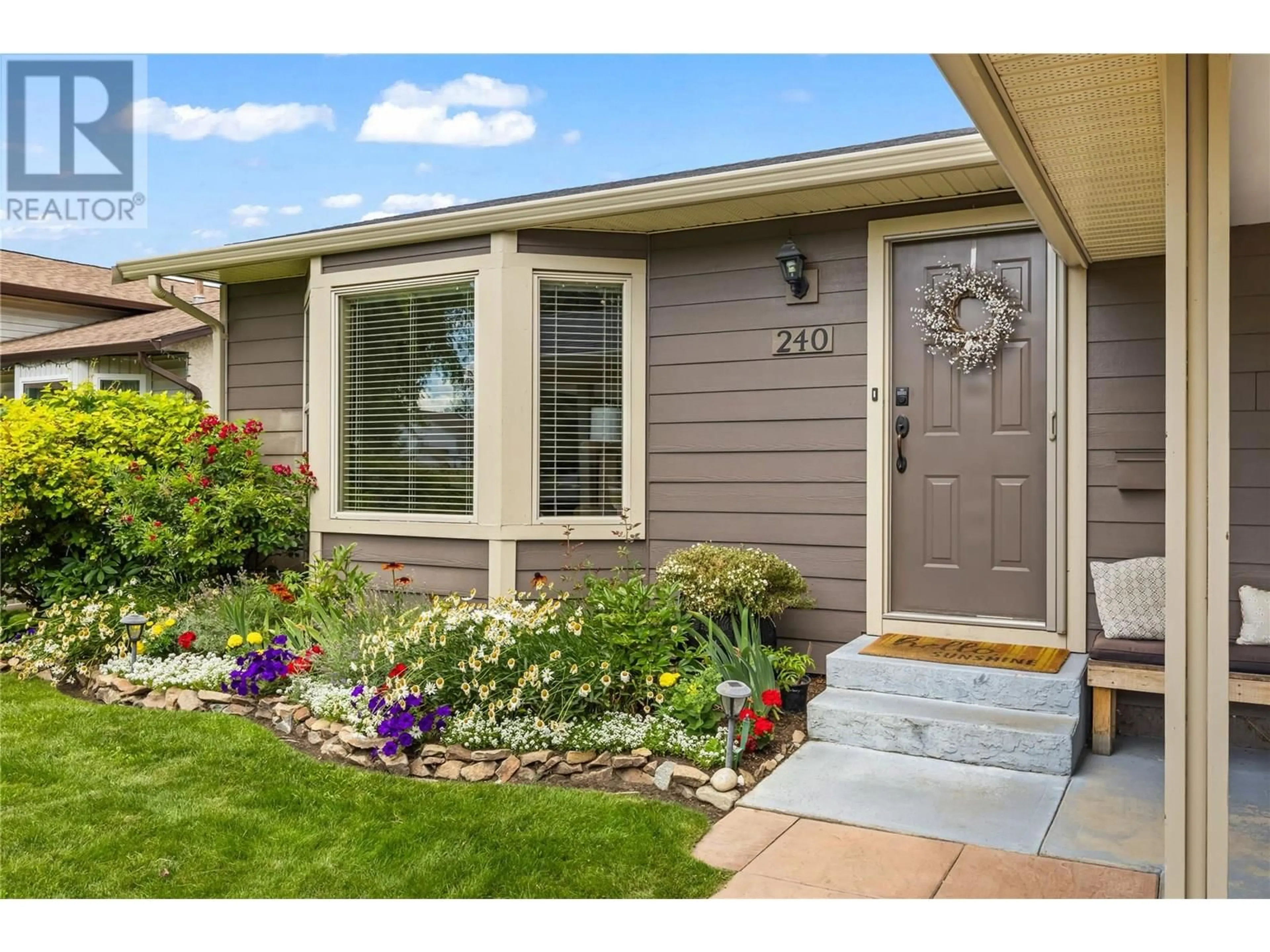Home with vinyl exterior material, street for 240 HILLABY AVENUE, Kelowna British Columbia V1X5V6