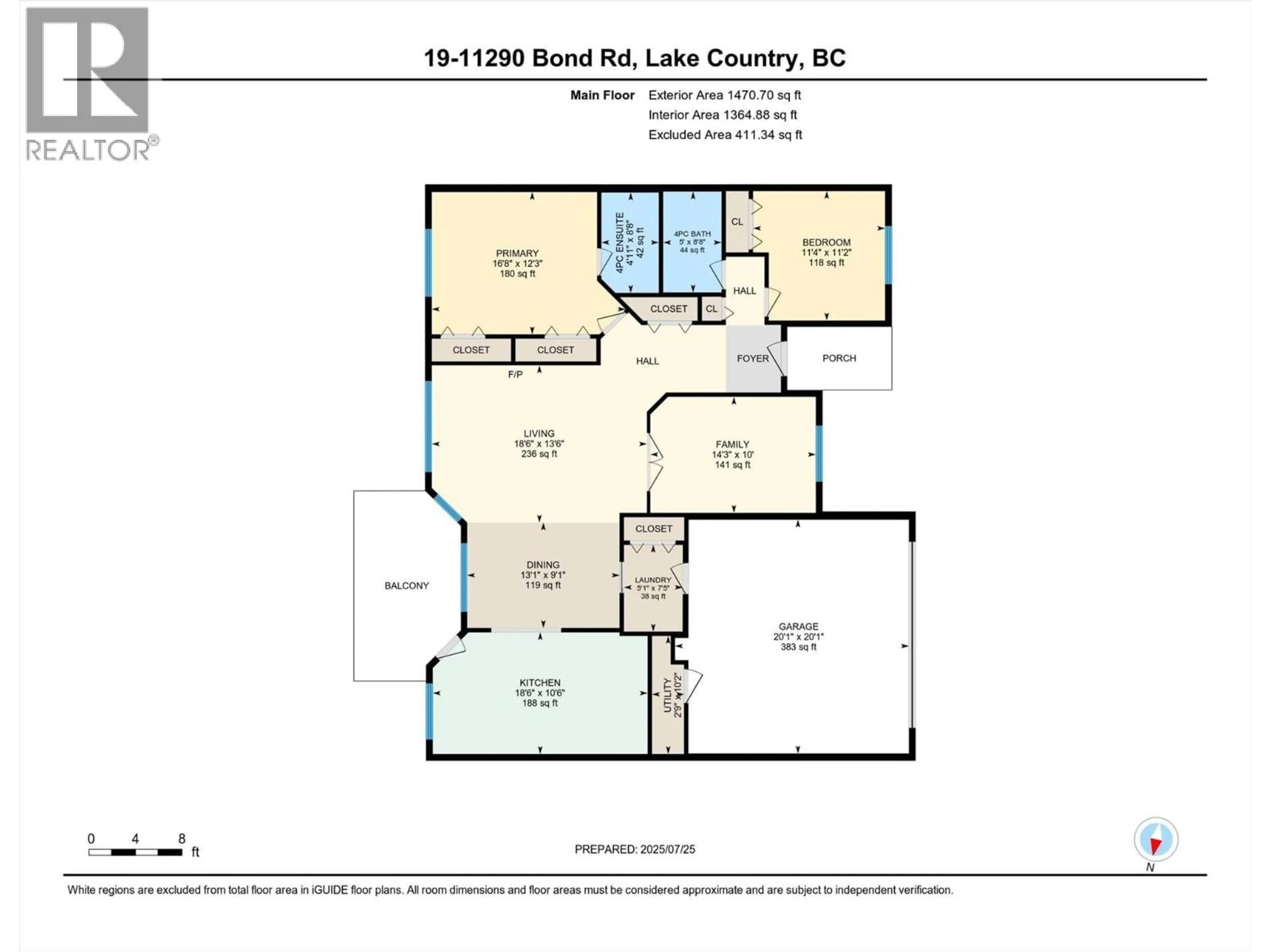 Floor plan for 19 - 11290 BOND ROAD, Lake Country British Columbia V4V1E1