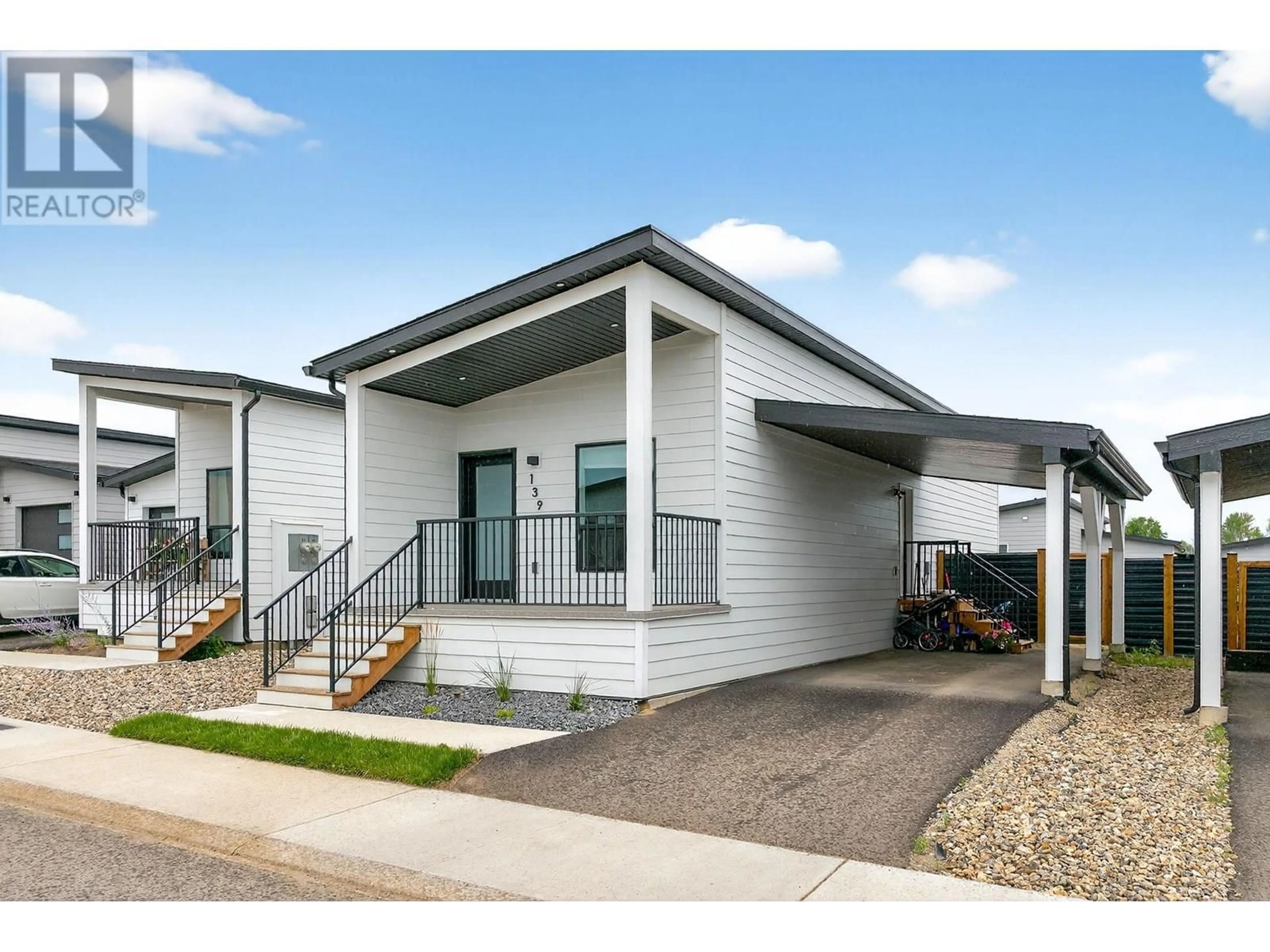 Home with vinyl exterior material, street for 139 - 8900 JIM BAILEY ROAD, Kelowna British Columbia V4V0B5