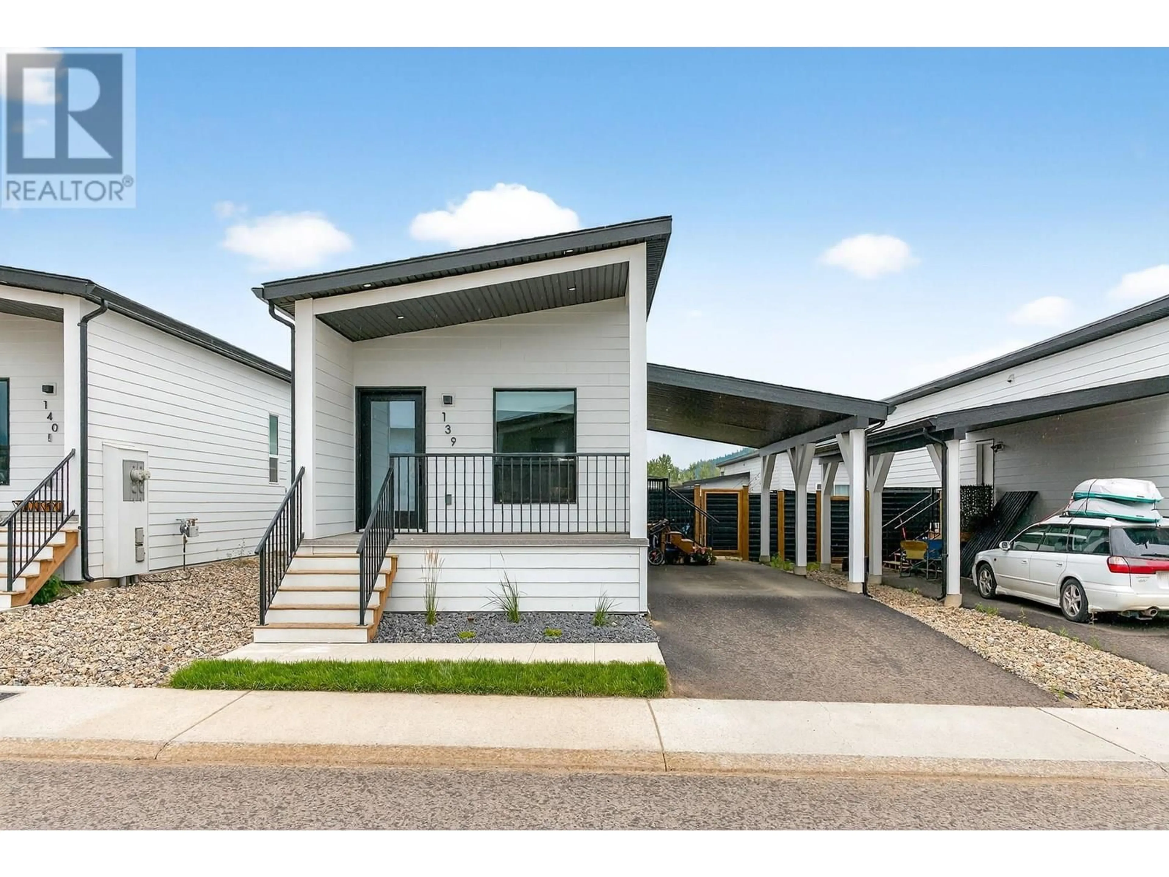 Home with vinyl exterior material, street for 139 - 8900 JIM BAILEY ROAD, Kelowna British Columbia V4V0B5