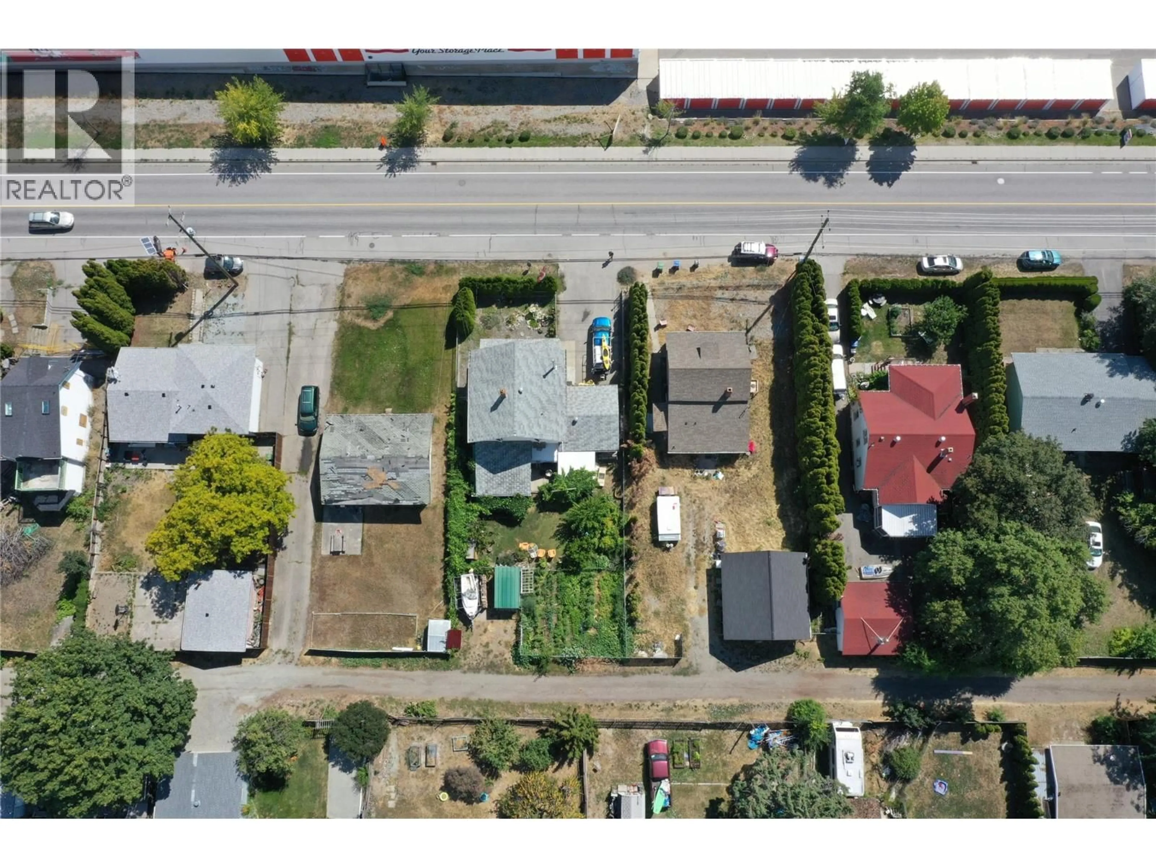 A pic from outside/outdoor area/front of a property/back of a property/a pic from drone, street for 3570 OLD OKANAGAN HIGHWAY, West Kelowna British Columbia V4T1P3