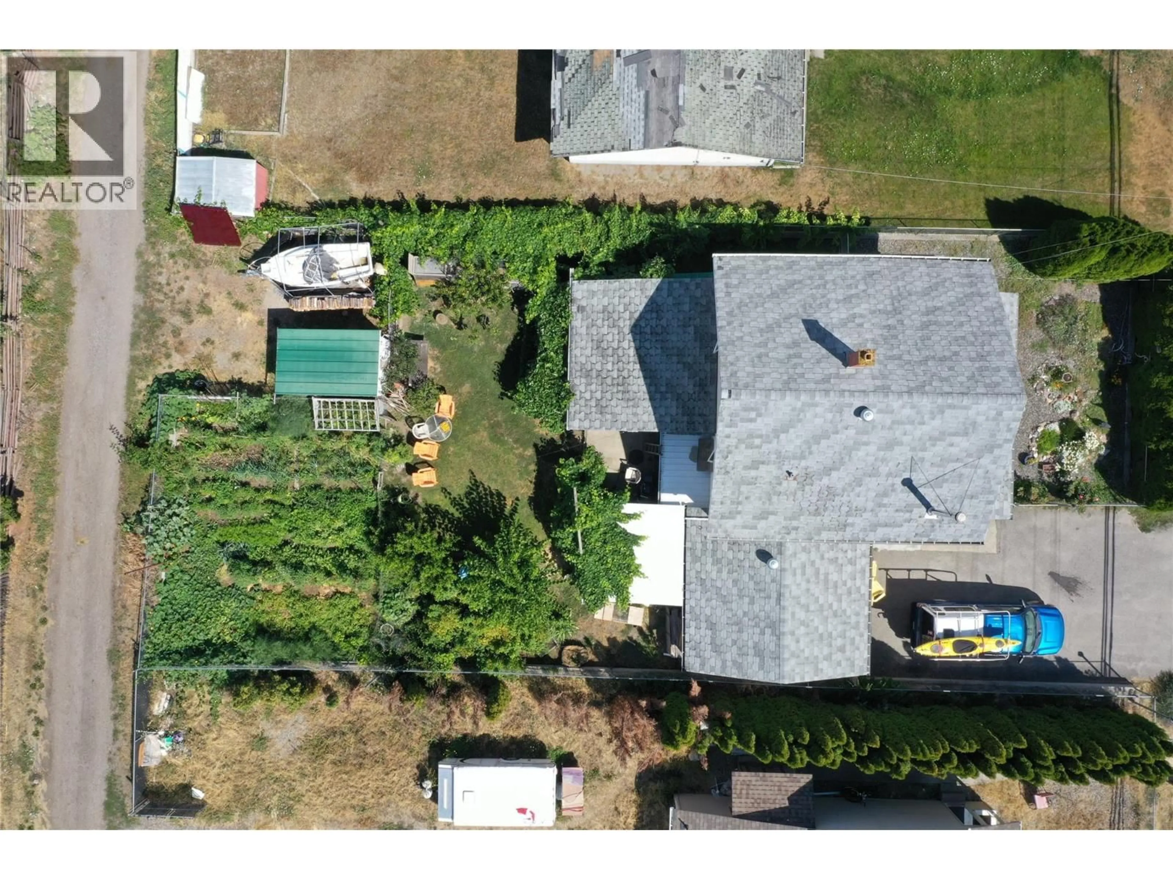 A pic from outside/outdoor area/front of a property/back of a property/a pic from drone, street for 3570 OLD OKANAGAN HIGHWAY, West Kelowna British Columbia V4T1P3