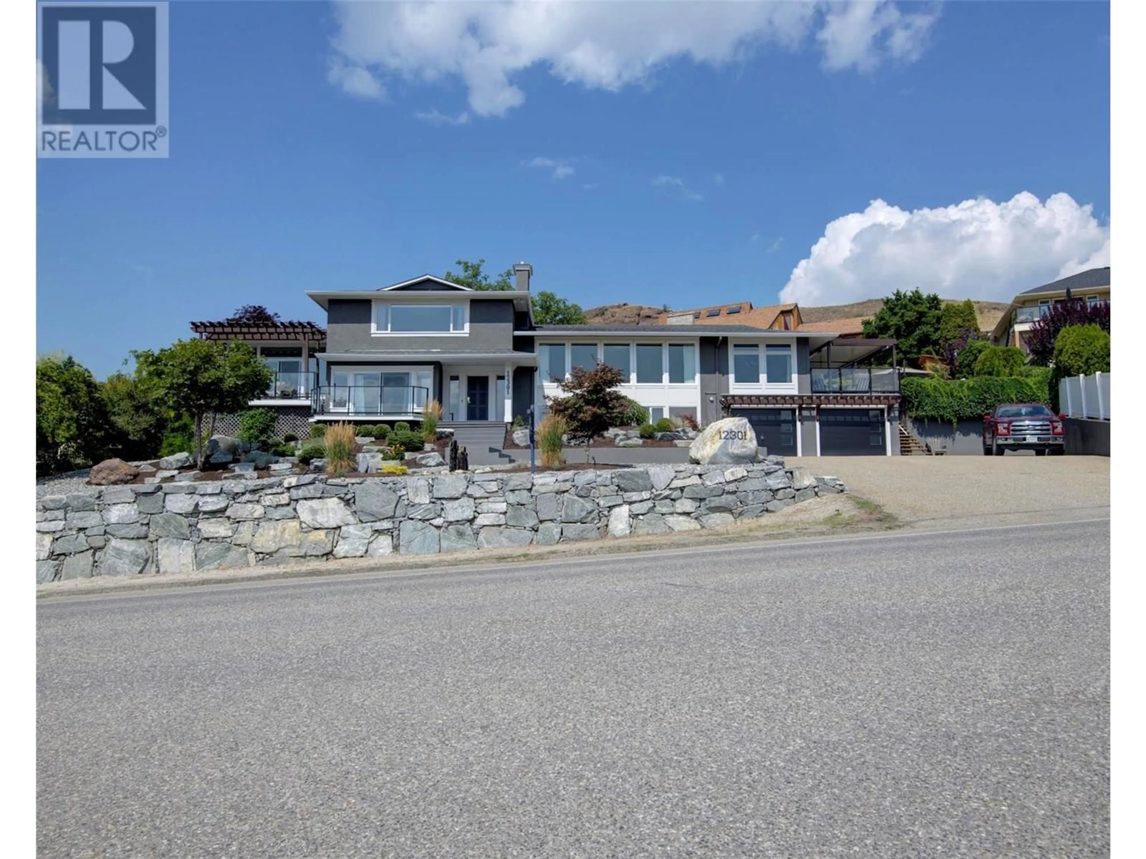 A pic from outside/outdoor area/front of a property/back of a property/a pic from drone, unknown for 12301 HUSBAND ROAD, Coldstream British Columbia V1B1N2