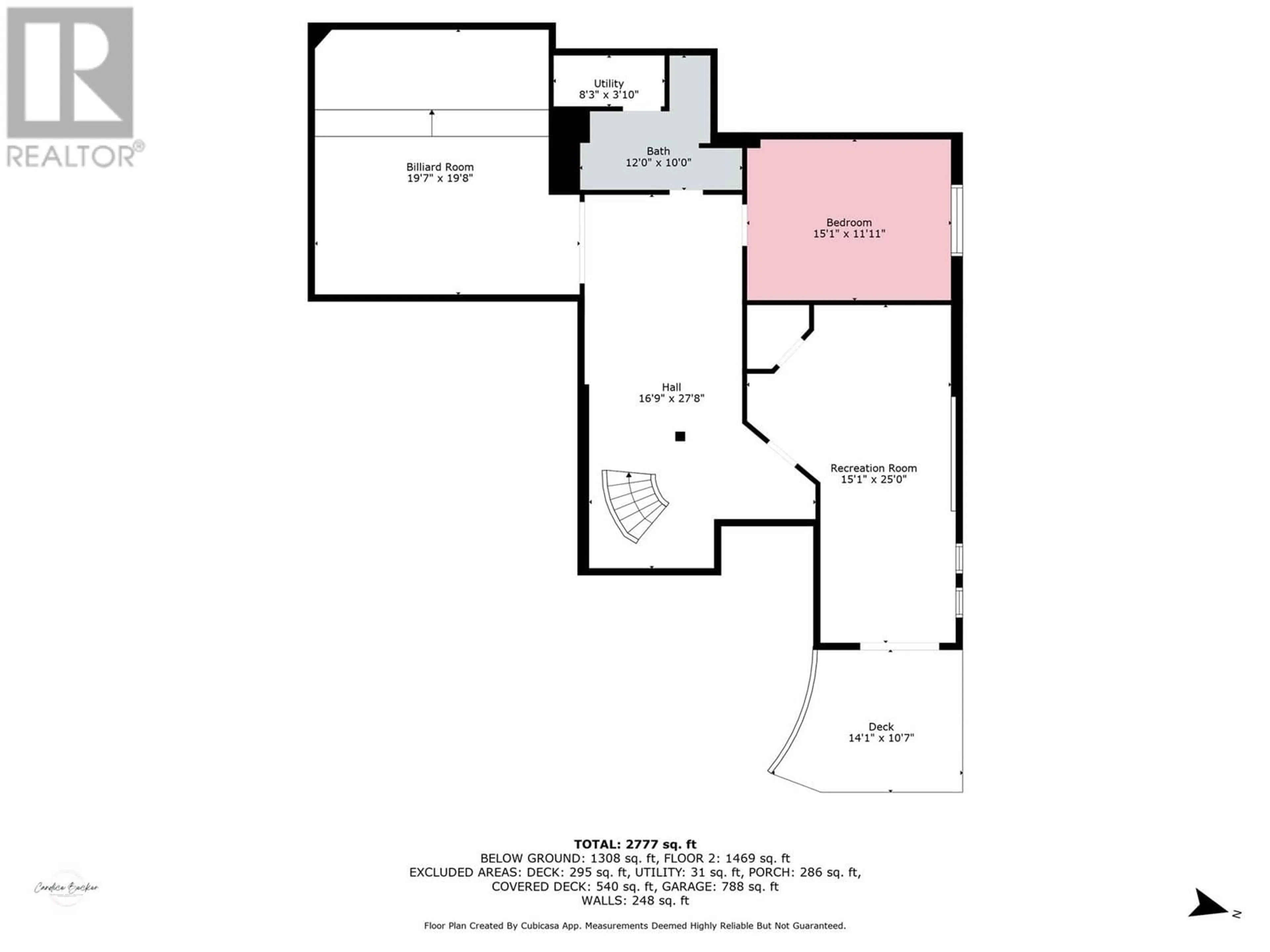 Floor plan for 1615 BEECH ROAD, Christina Lake British Columbia V0H1E0