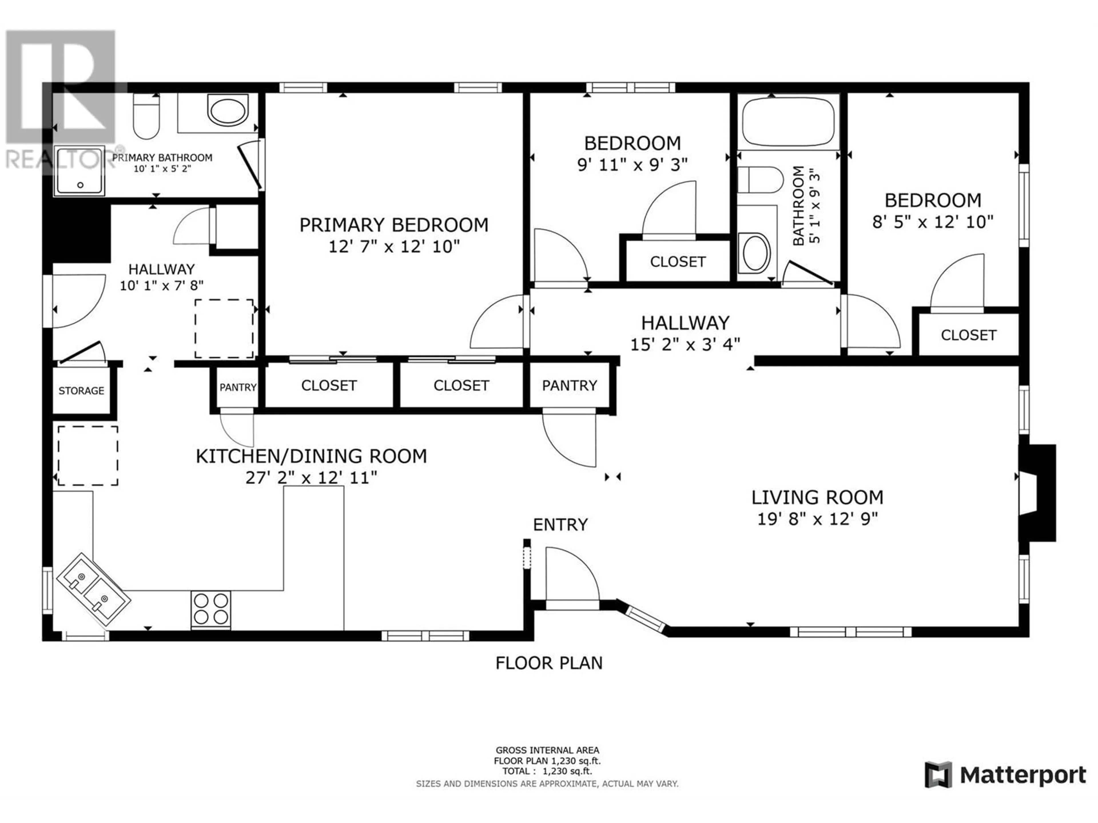Floor plan for 4781 73 AVENUE NORTHEAST, Canoe British Columbia V0E1K0