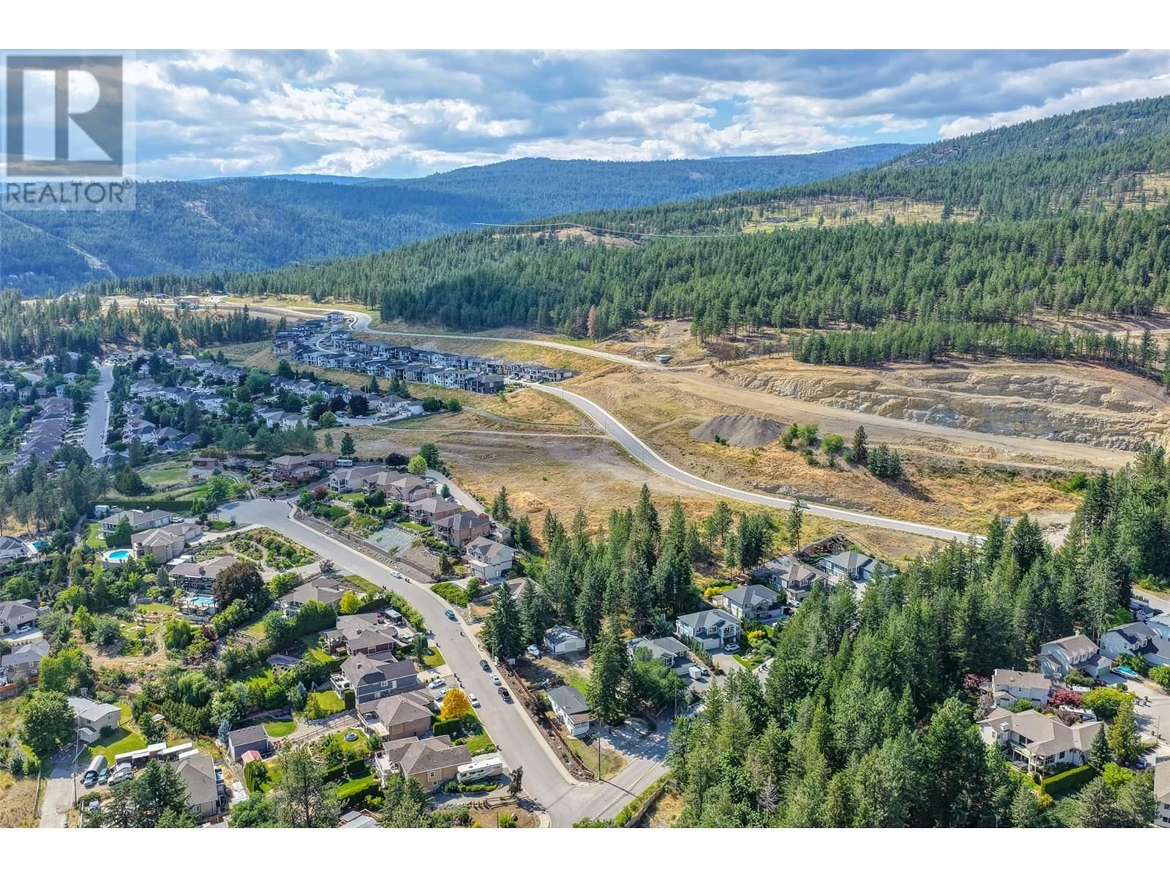 A pic from outside/outdoor area/front of a property/back of a property/a pic from drone, mountain view for 3070 SMITH CREEK ROAD, West Kelowna British Columbia V2T1M8