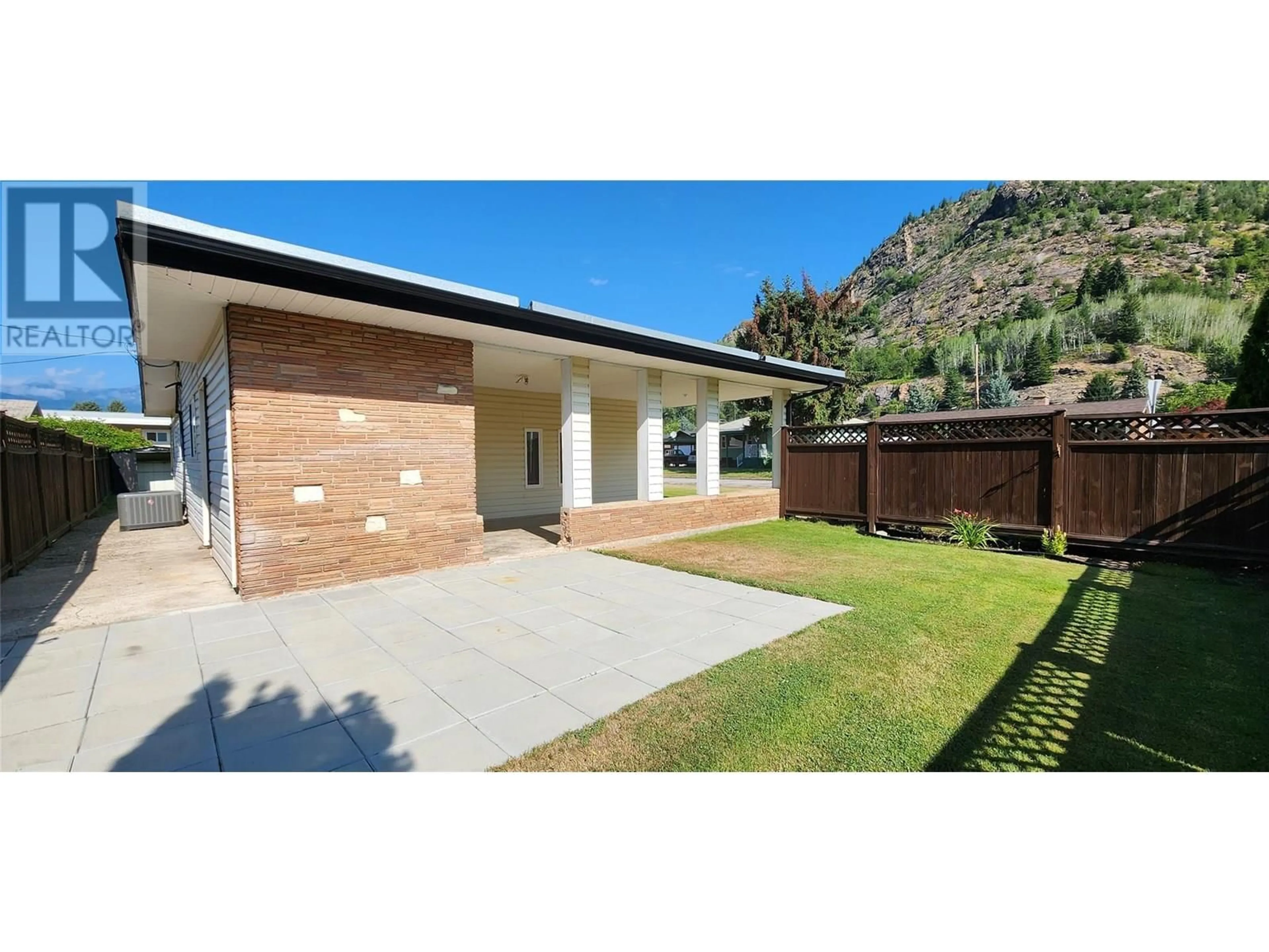A pic from outside/outdoor area/front of a property/back of a property/a pic from drone, mountain view for 3494 ASTER DRIVE, Trail British Columbia V1R2X3