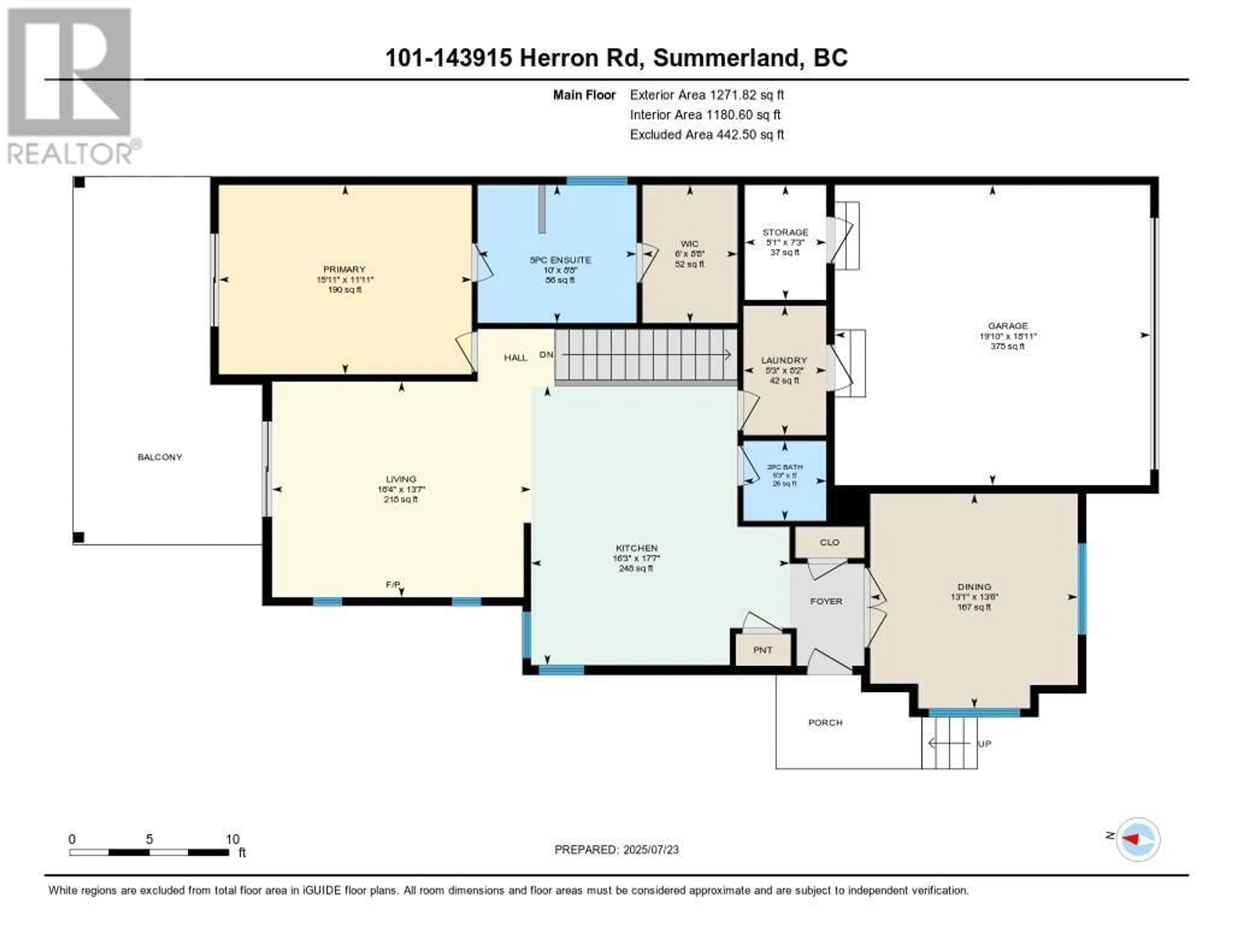 Floor plan for 101 - 14395 HERRON ROAD, Summerland British Columbia V0H1Z3