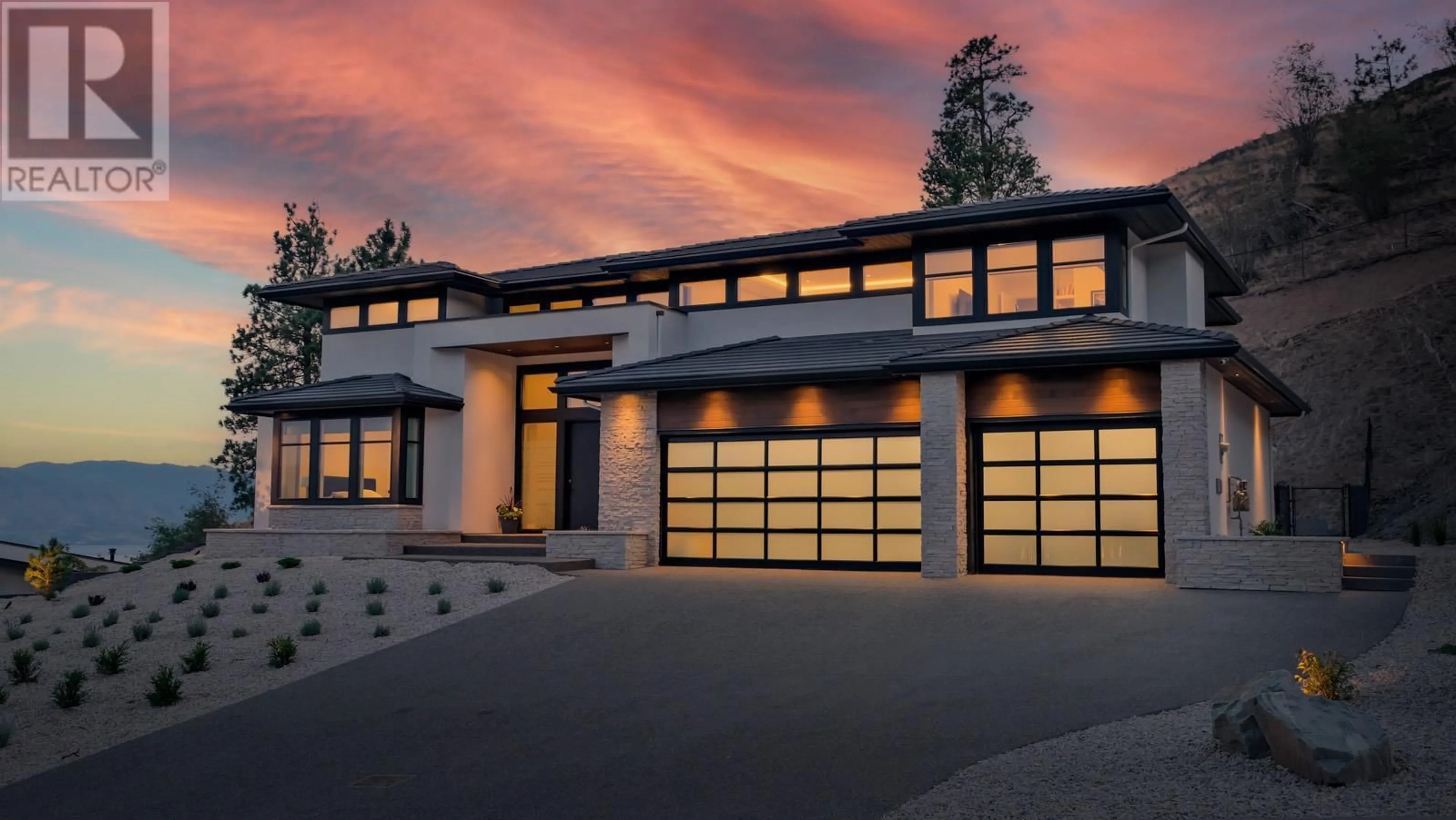 Home with brick exterior material, street for 740 PINEHAVEN COURT, Kelowna British Columbia V1V2Y3