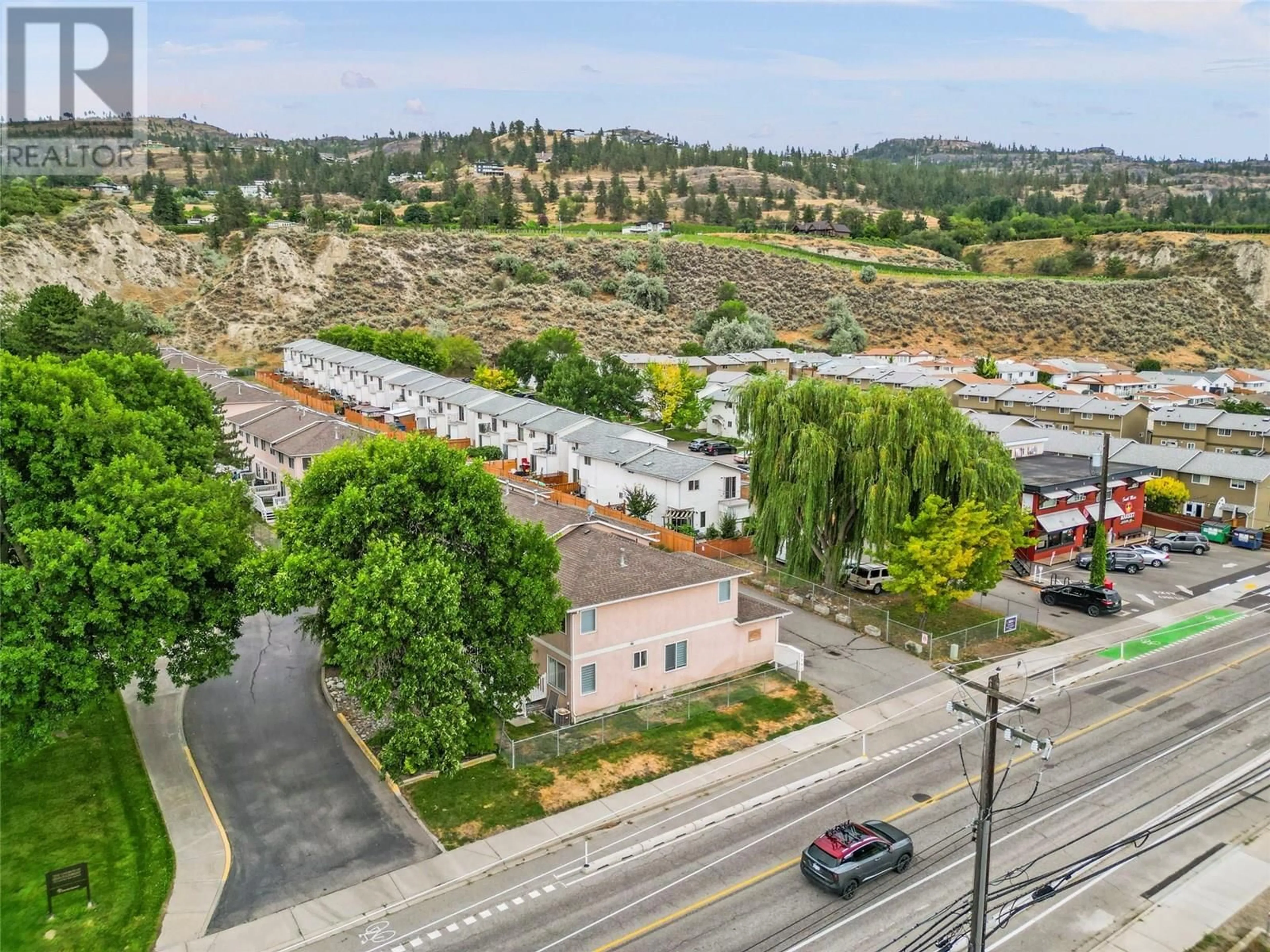 A pic from outside/outdoor area/front of a property/back of a property/a pic from drone, street for 101 - 2990 SOUTH MAIN STREET, Penticton British Columbia V2A5J6