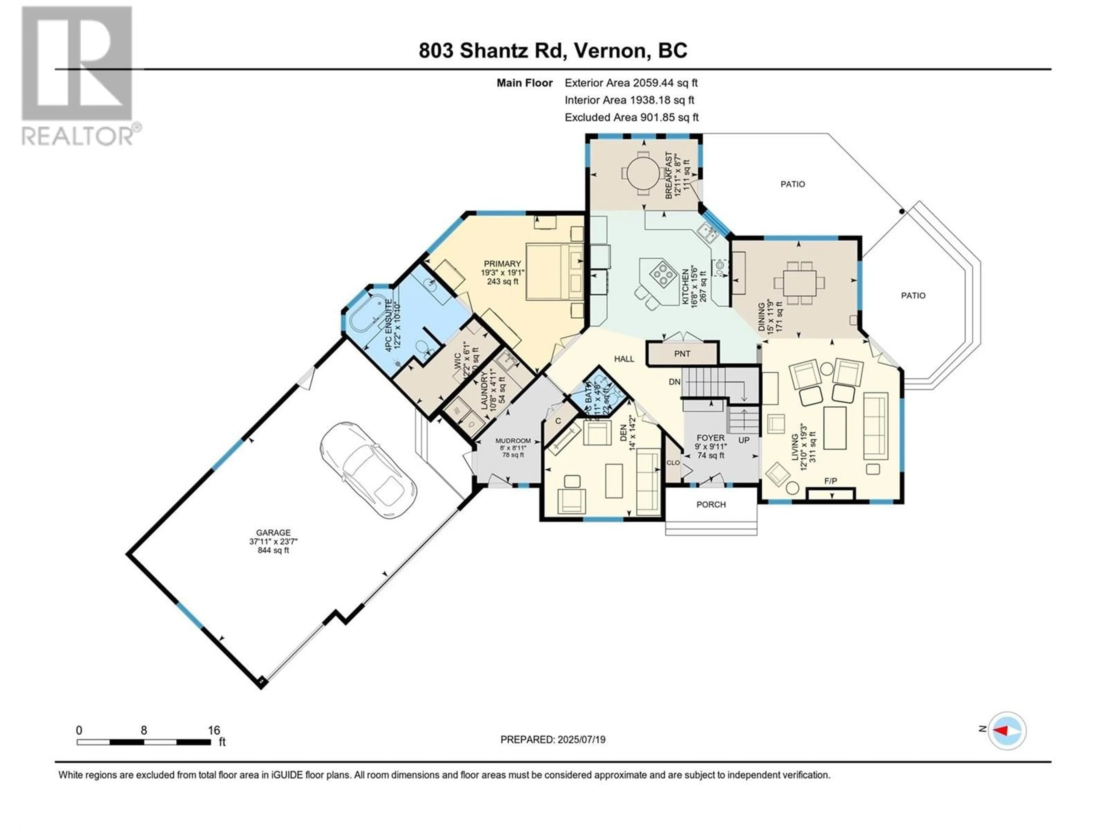 Floor plan for 803 SHANTZ ROAD, Vernon British Columbia V1T8J8
