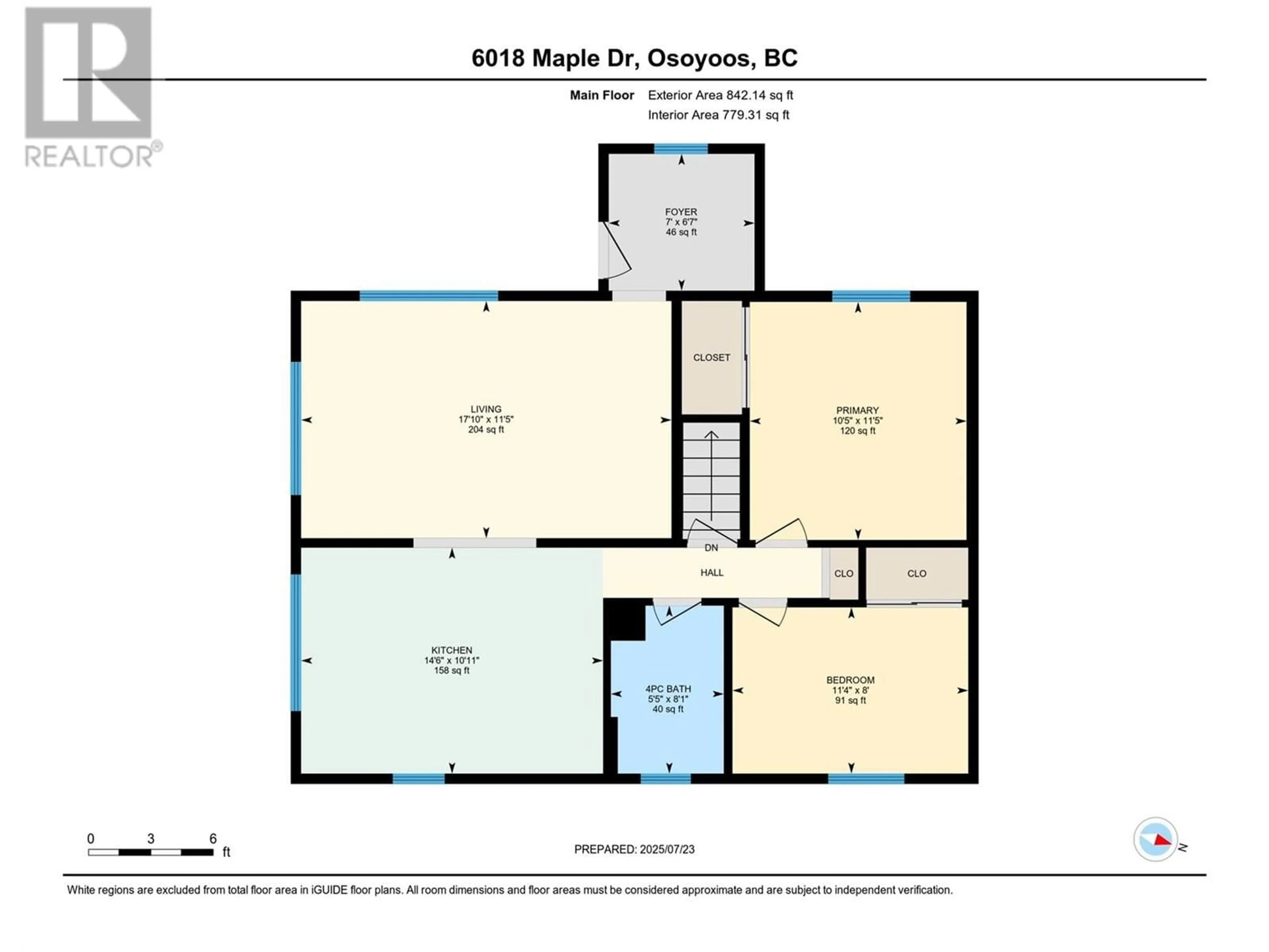 Floor plan for 6018 MAPLE DRIVE, Osoyoos British Columbia V0H1V3