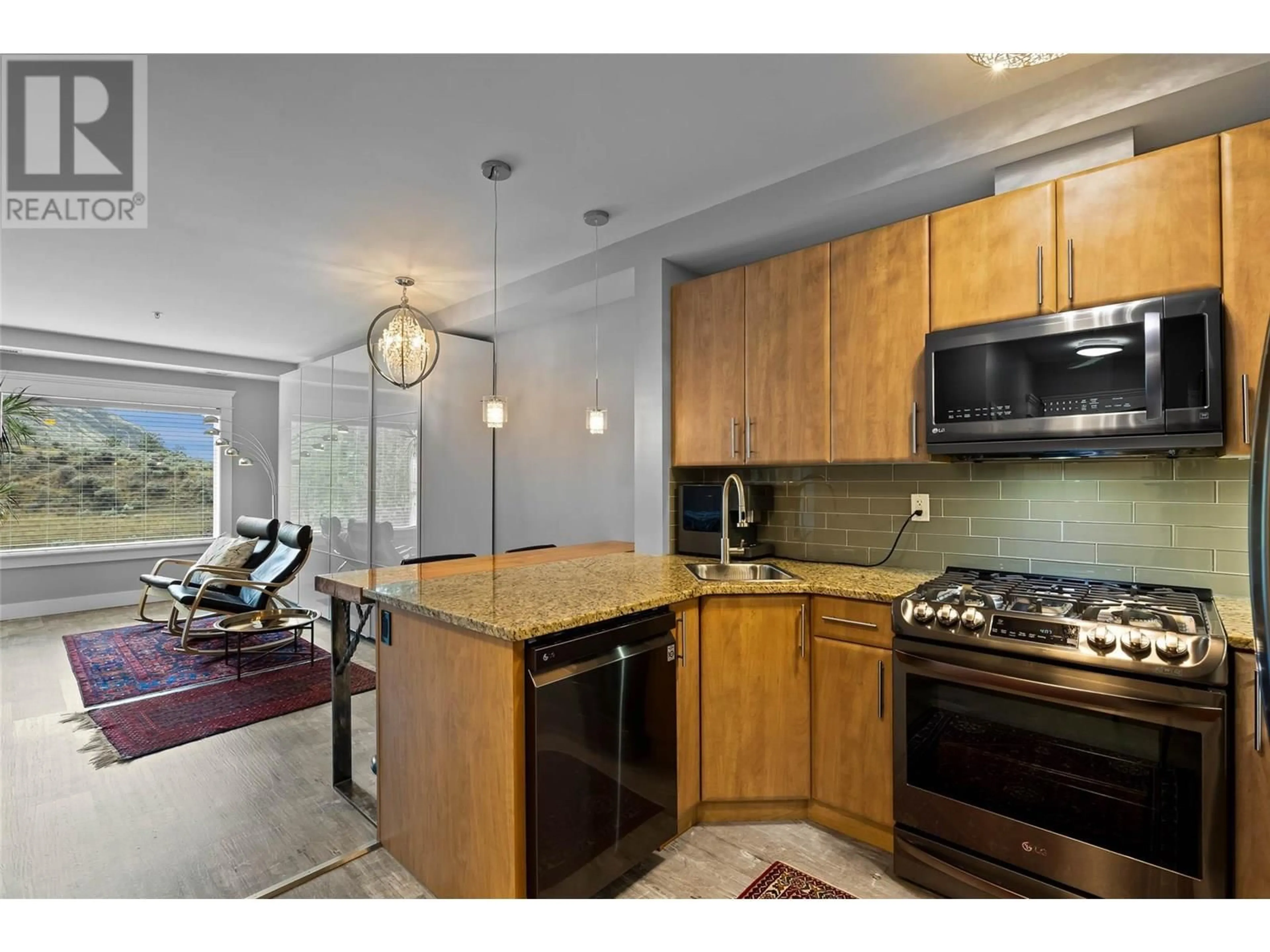 Open concept kitchen, unknown for 208 - 975 VICTORIA  W STREET, Kamloops British Columbia V2C0C2