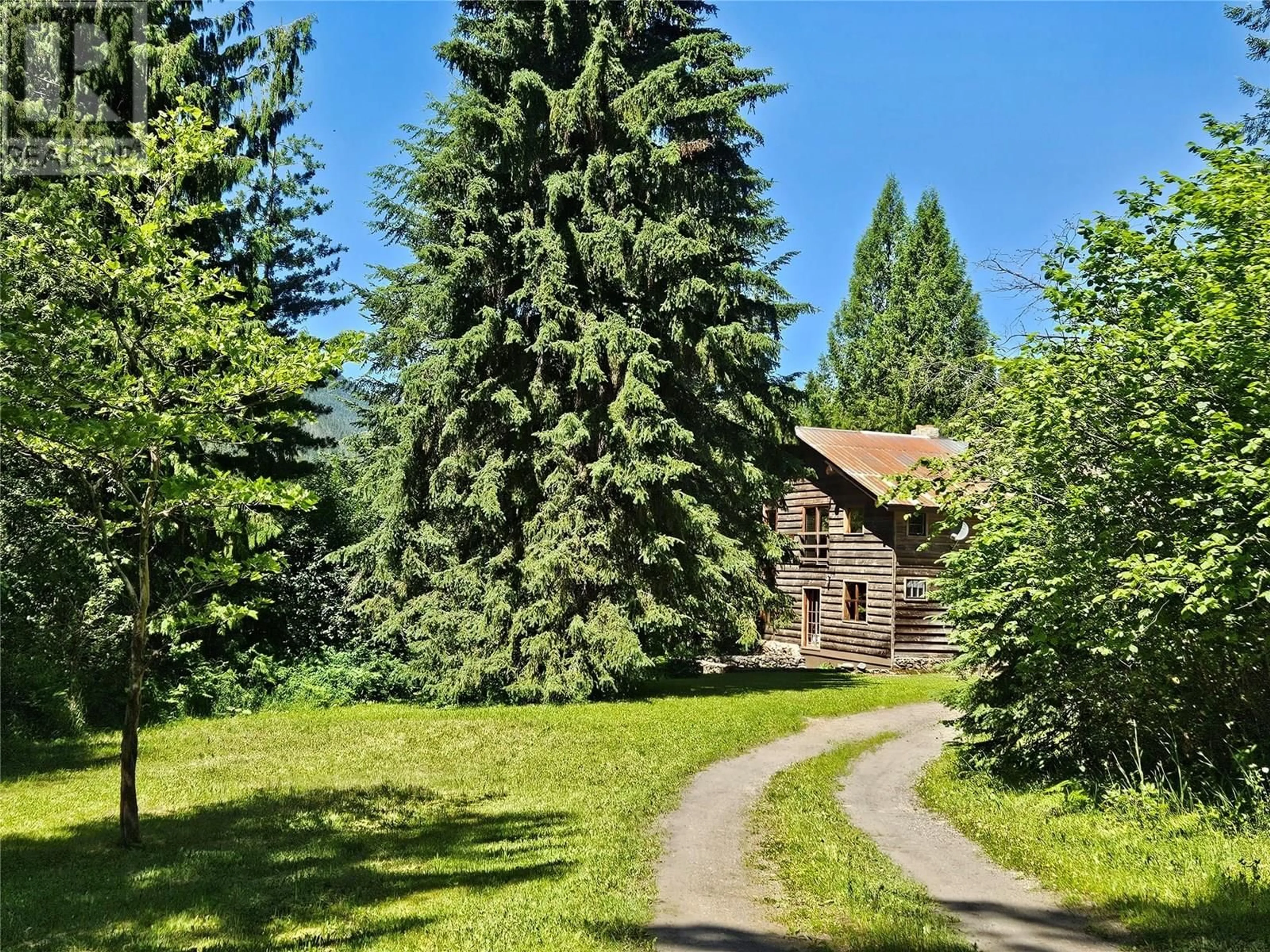 A pic from outside/outdoor area/front of a property/back of a property/a pic from drone, forest/trees view for 106 BALDWIN ROAD, Hills British Columbia V0G1S1