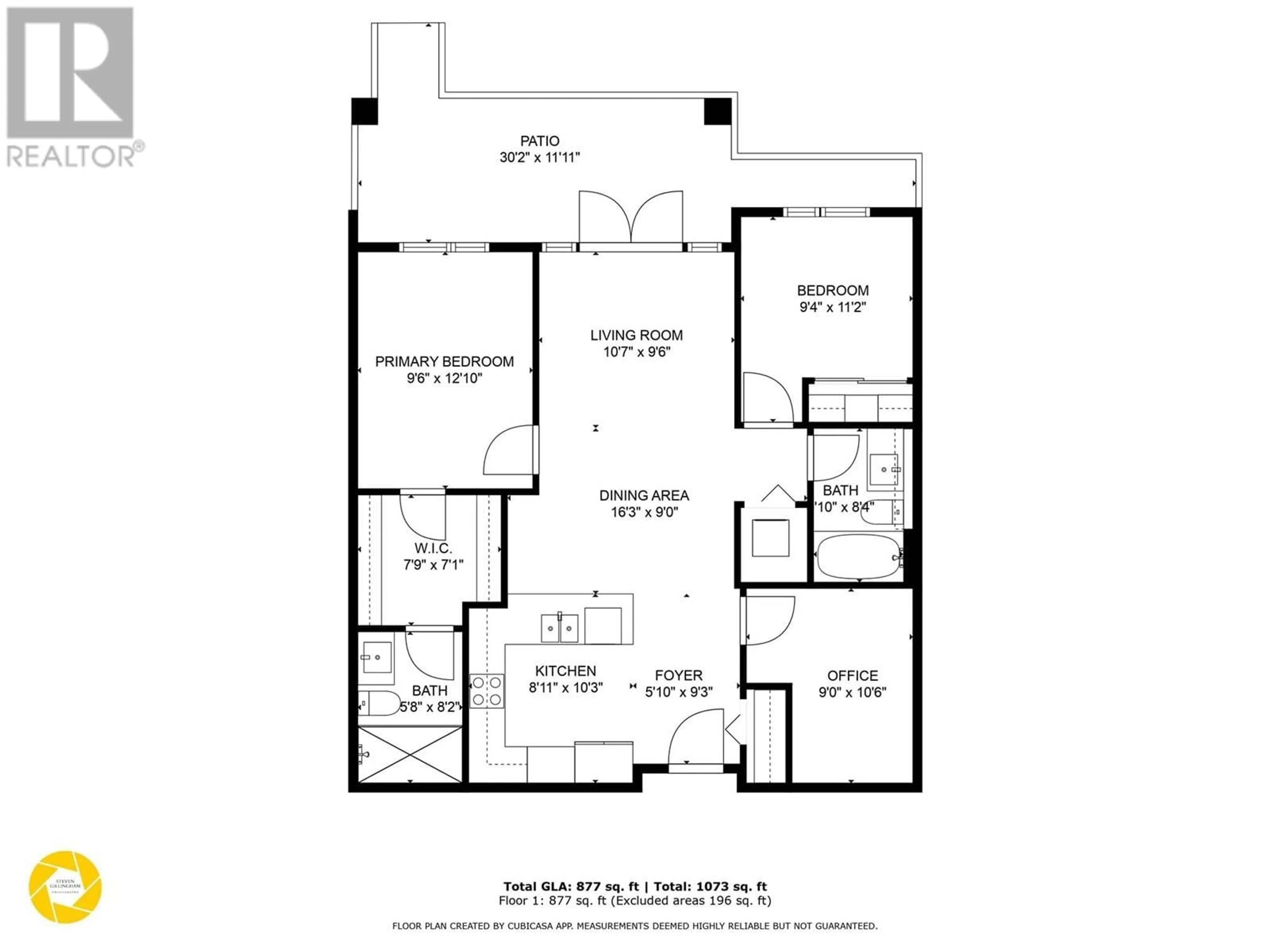 Floor plan for 114 - 885 UNIVERSITY DRIVE, Kamloops British Columbia V2C0K2