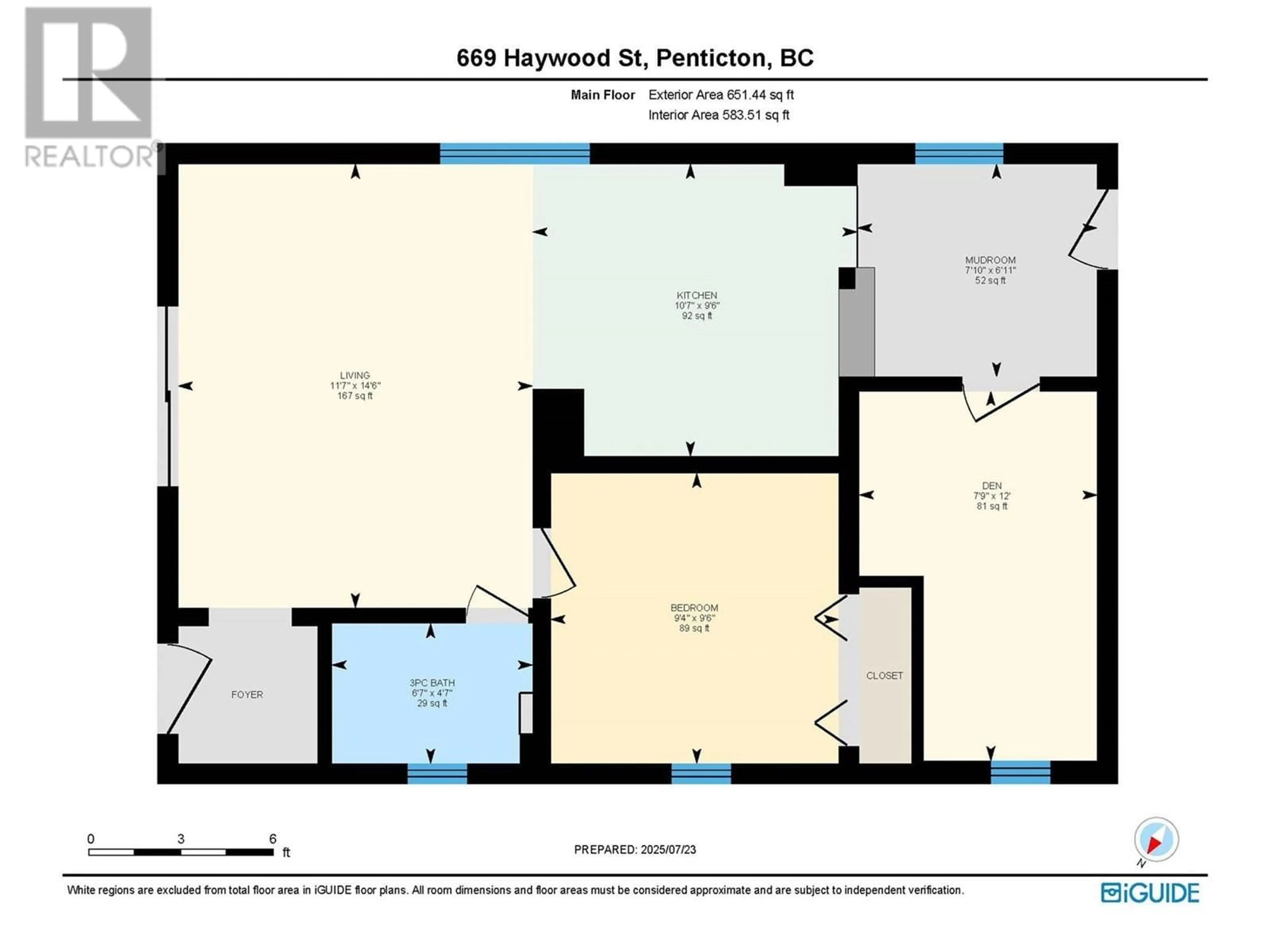 Floor plan for 669 HAYWOOD STREET, Penticton British Columbia V2A4W8