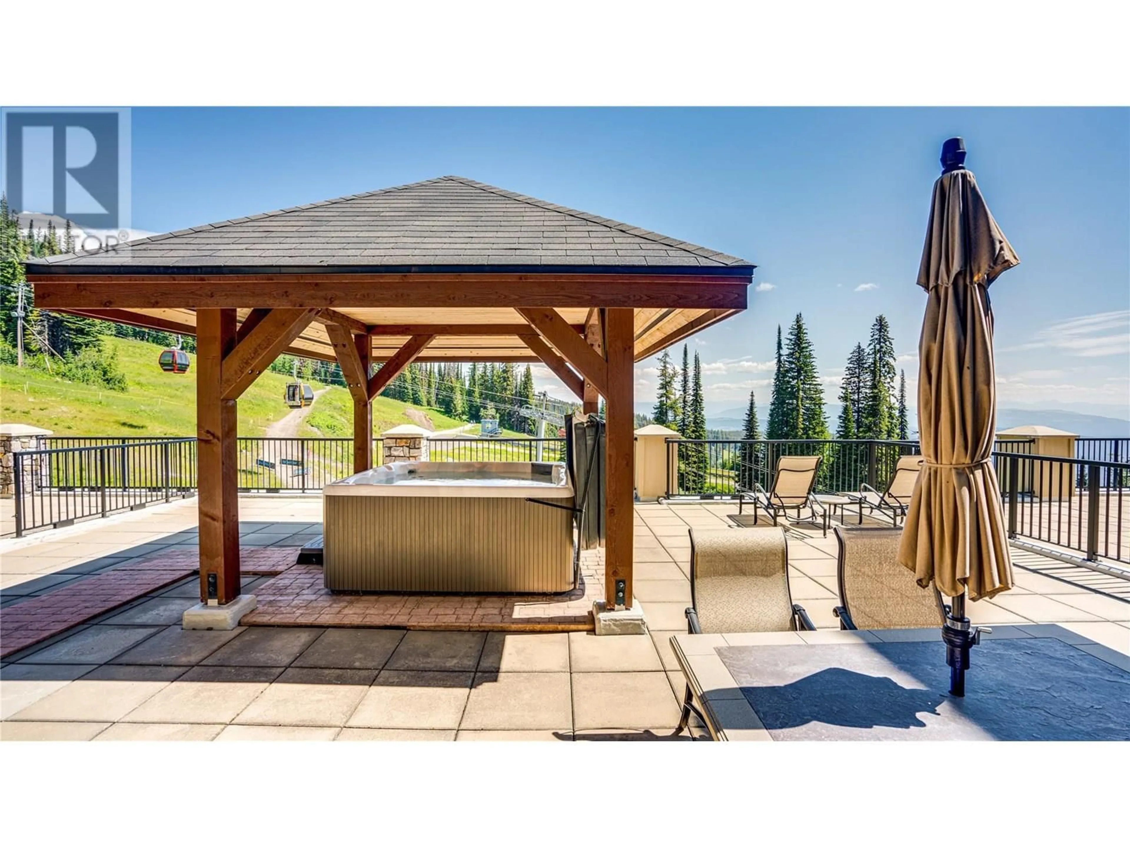 Patio, mountain view for 303 - 170 SILVER LODE LANE, Silver Star British Columbia V1B3M1