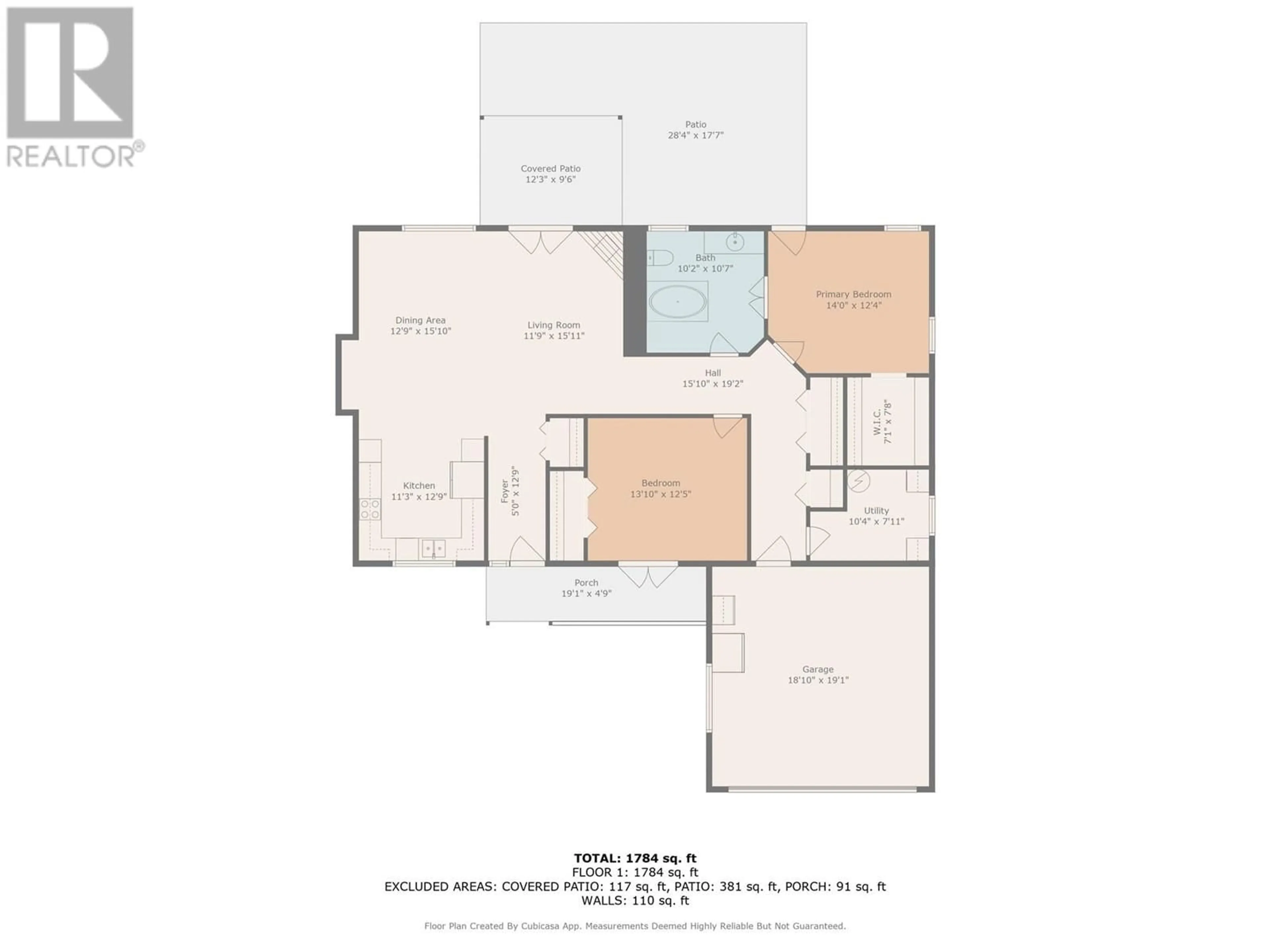 Floor plan for 2109 COVINGTON CRESCENT, West Kelowna British Columbia V1Z3M2