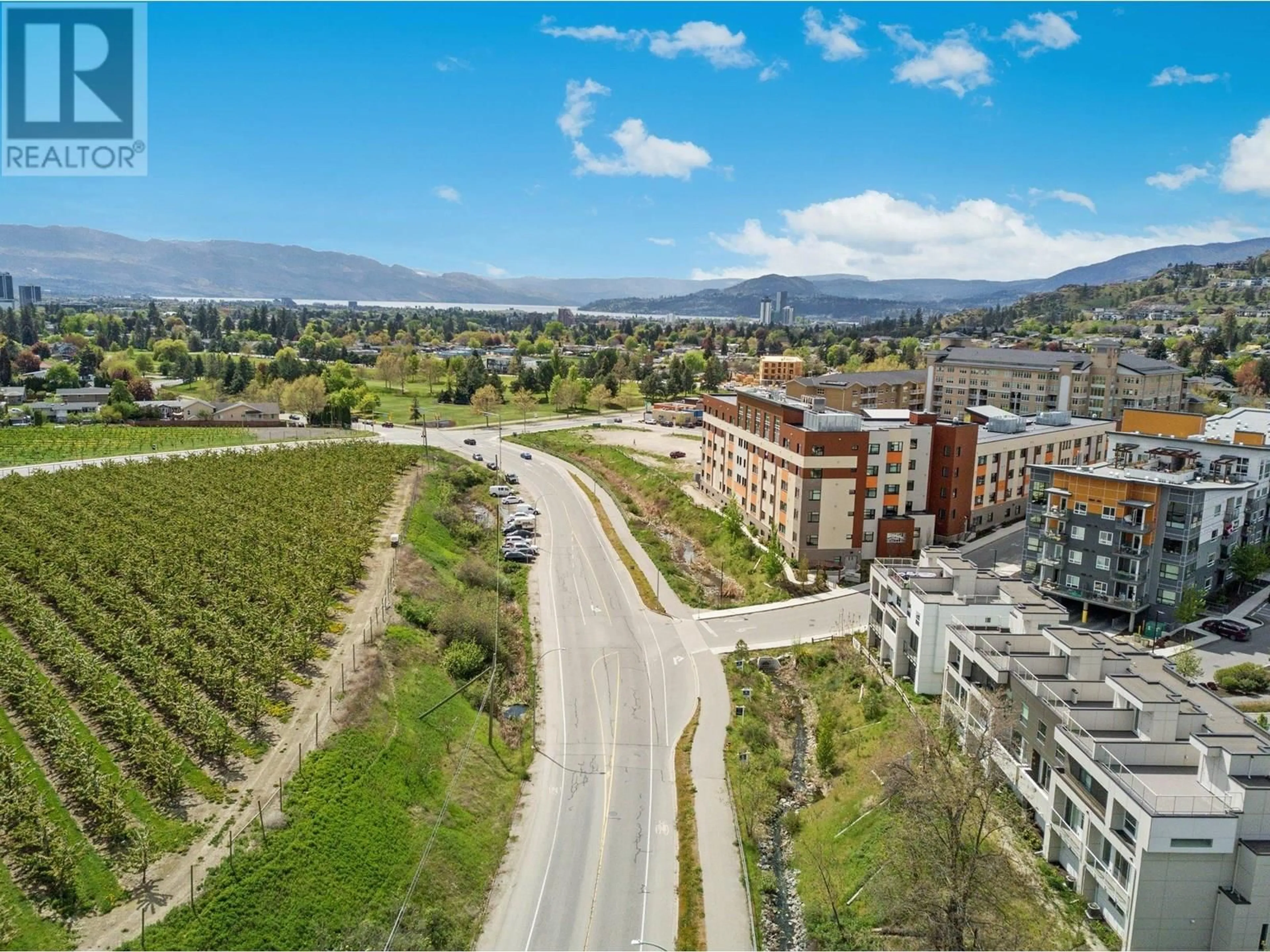 A pic from outside/outdoor area/front of a property/back of a property/a pic from drone, mountain view for 49 - 720 VALLEY ROAD, Kelowna British Columbia V1V2E6
