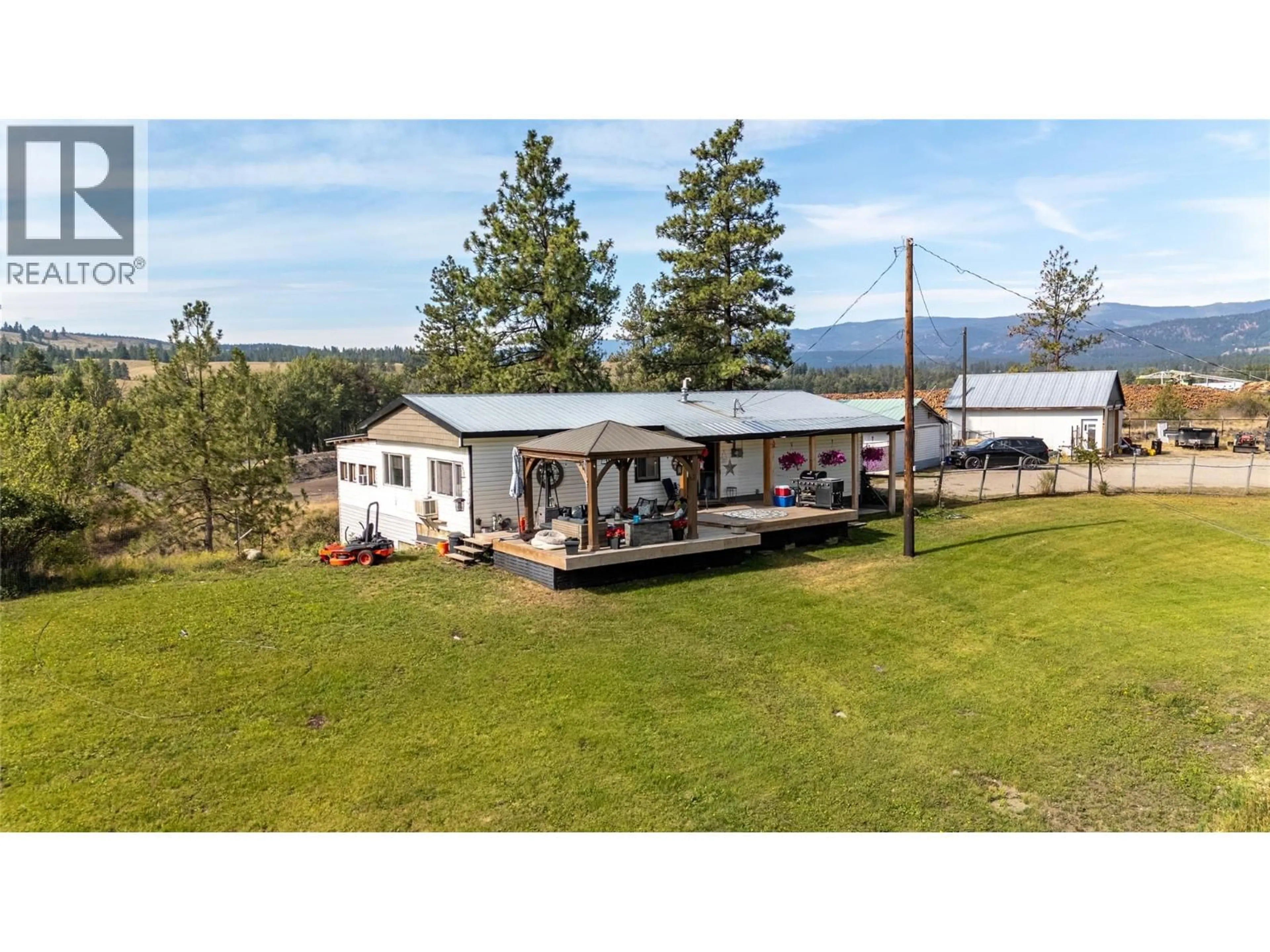 A pic from outside/outdoor area/front of a property/back of a property/a pic from drone, unknown for 357 OLD HEDLEY ROAD, Princeton British Columbia V0X1W0