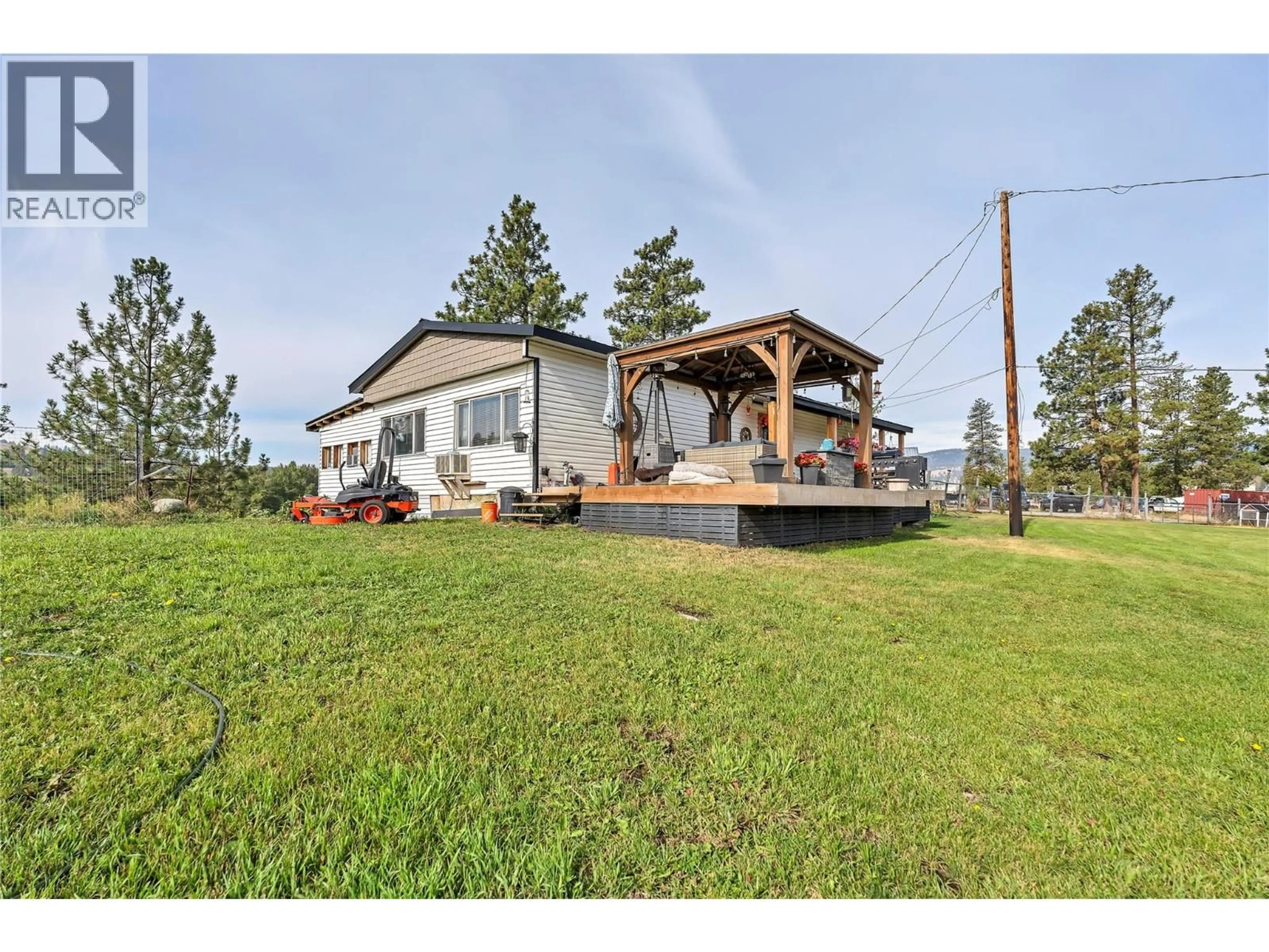 A pic from outside/outdoor area/front of a property/back of a property/a pic from drone, water/lake/river/ocean view for 357 OLD HEDLEY ROAD, Princeton British Columbia V0X1W0