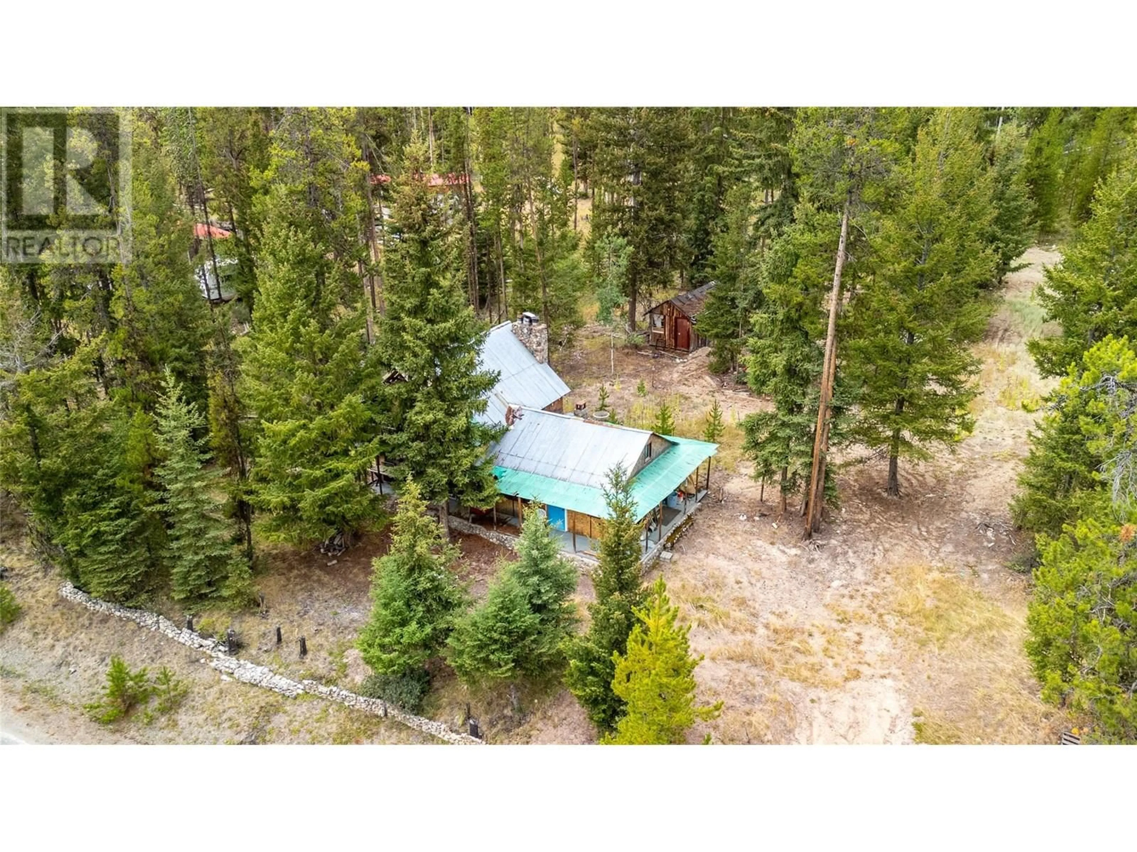 A pic from outside/outdoor area/front of a property/back of a property/a pic from drone, forest/trees view for 3558 PRINCETON SUMMERLAND RD OTHER, Princeton British Columbia V0X1W0