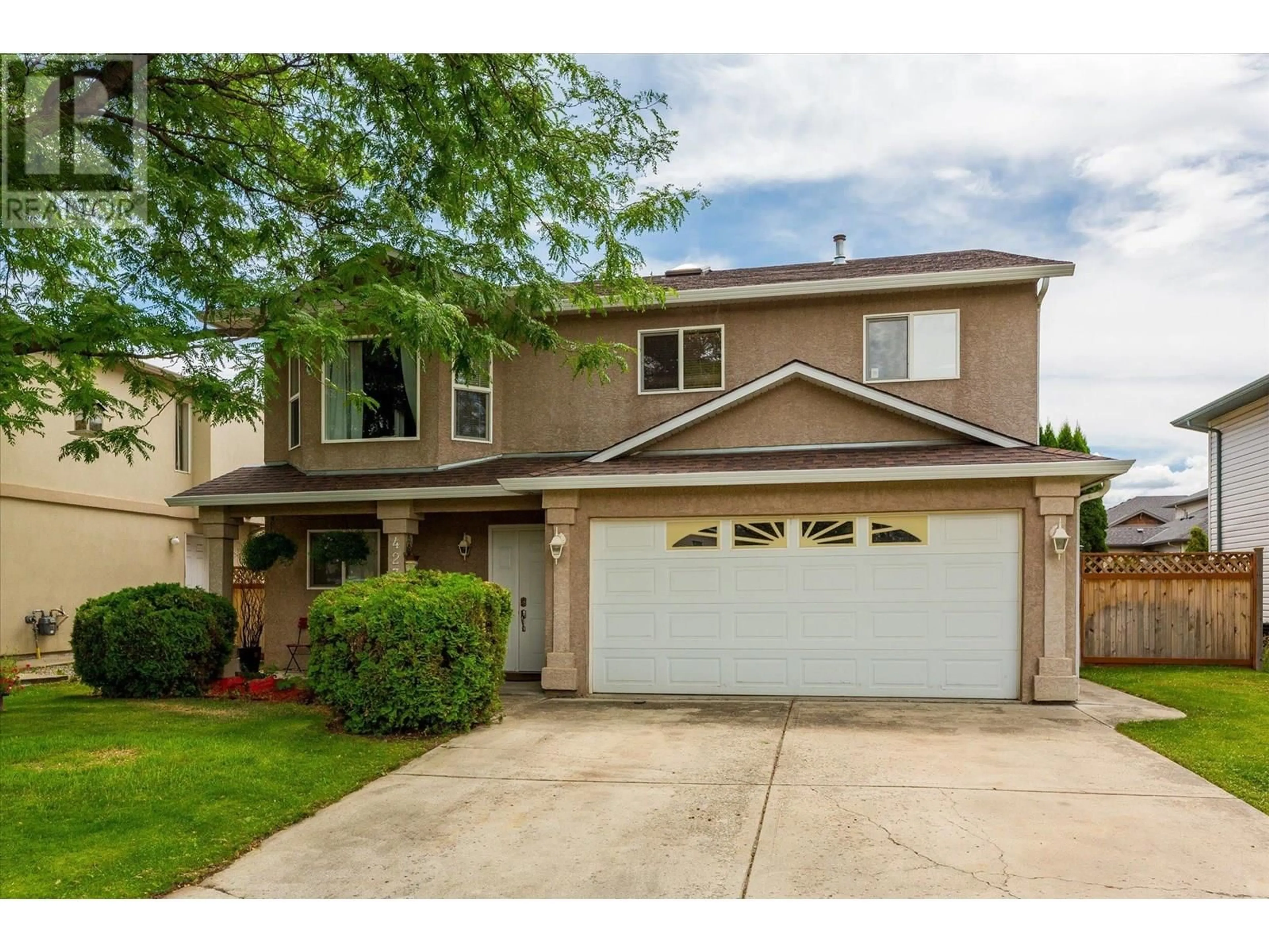 Home with vinyl exterior material, street for 423 FIZET AVENUE, Kelowna British Columbia V1X7P6