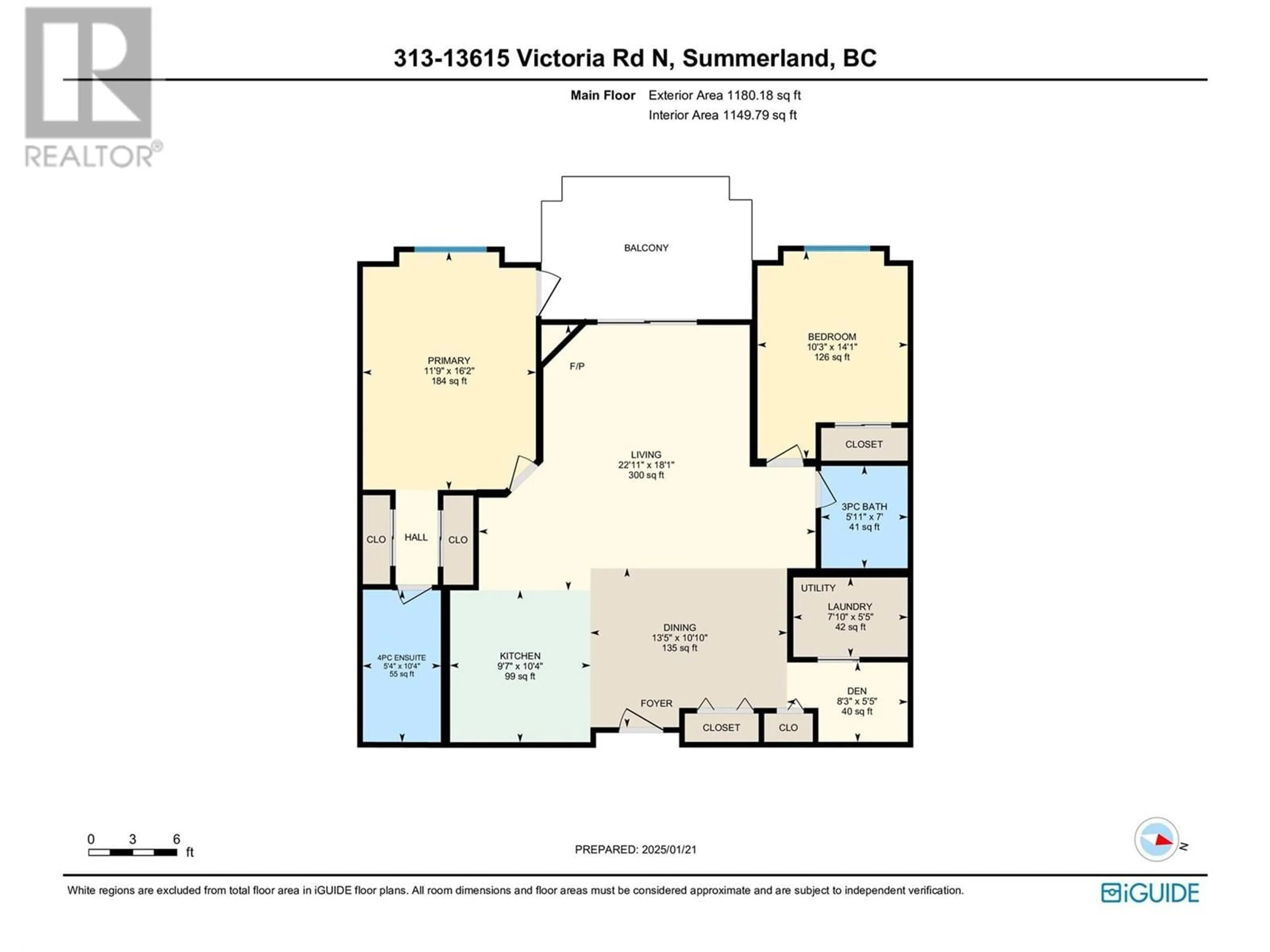 Floor plan for 313 - 13615 VICTORIA ROAD, Summerland British Columbia V0H1Z2