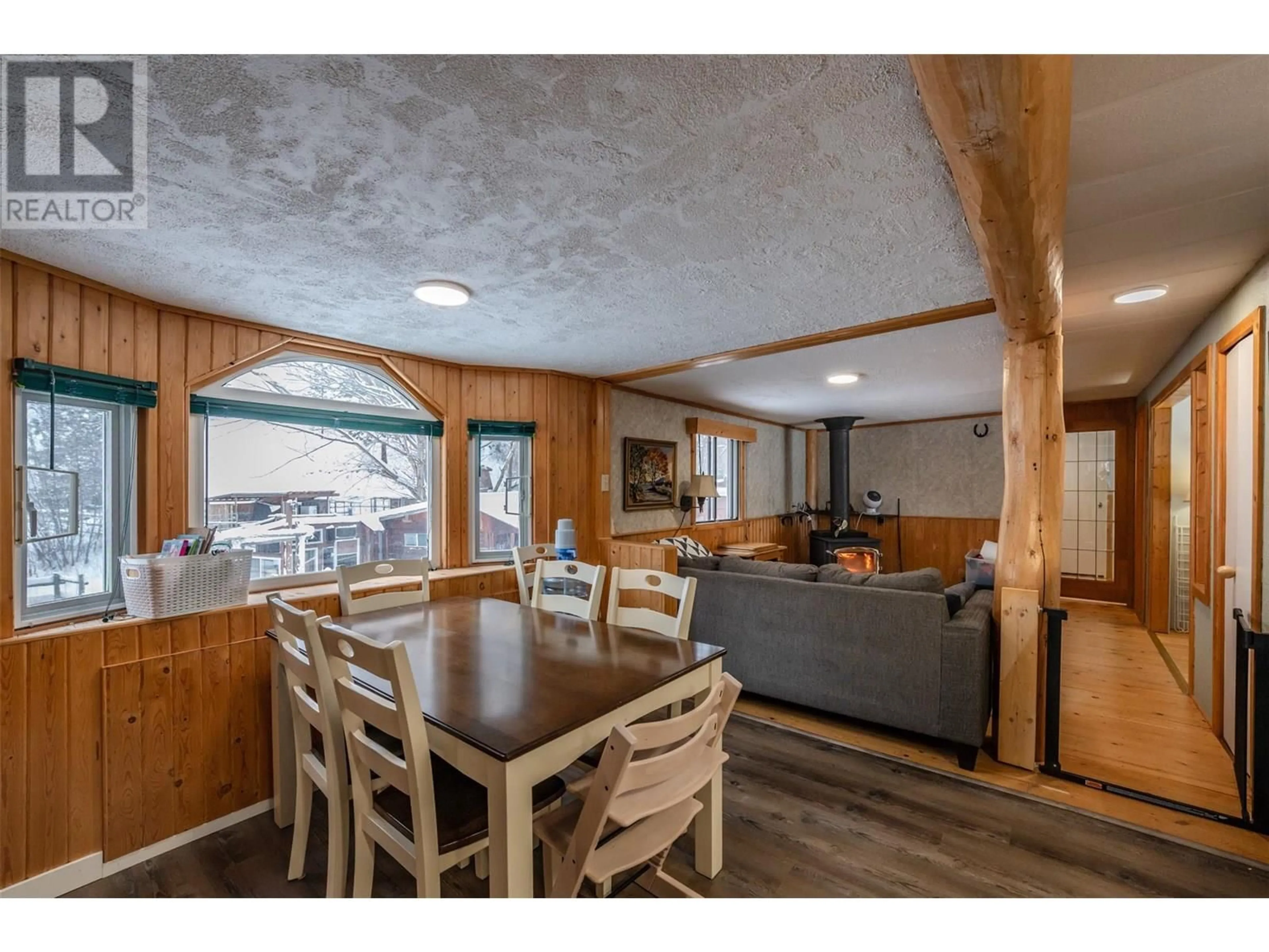 Dining room, wood/laminate floor for 140 FISH LAKE ROAD, Summerland British Columbia V0H1Z8