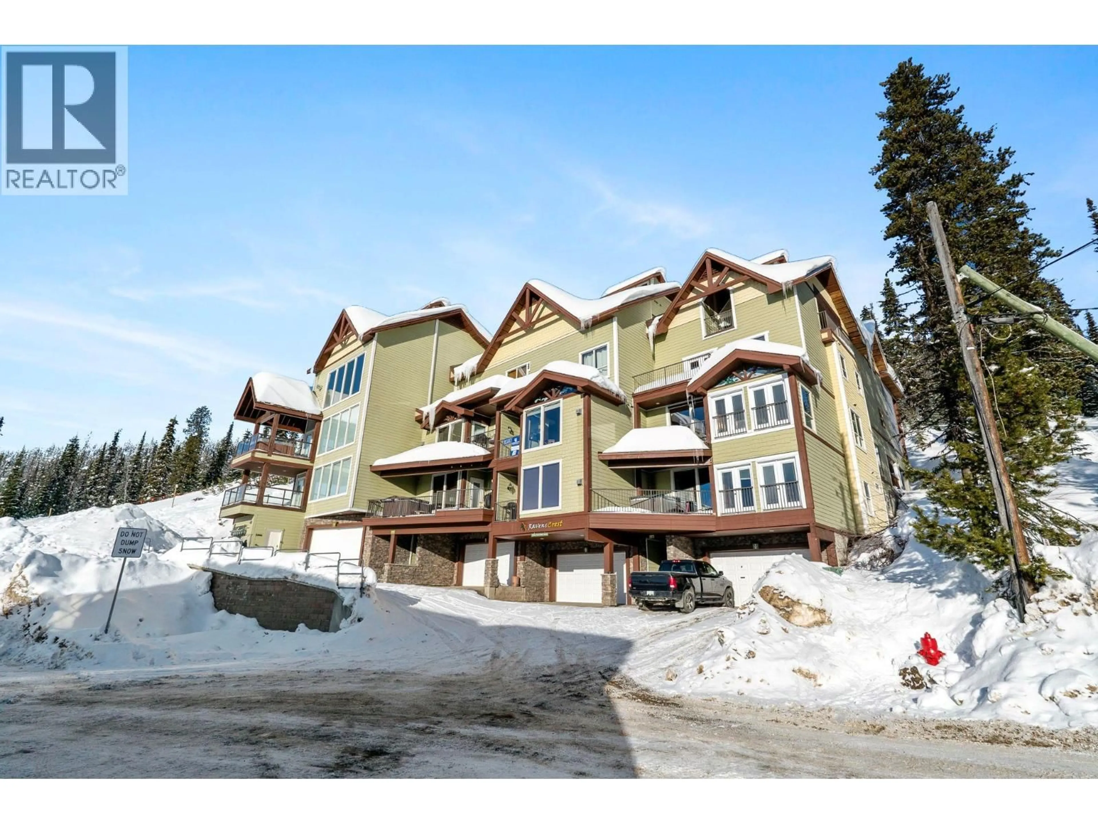 A pic from outside/outdoor area/front of a property/back of a property/a pic from drone, unknown for 6 - 7360 PORCUPINE ROAD, Big White British Columbia V1P1P3