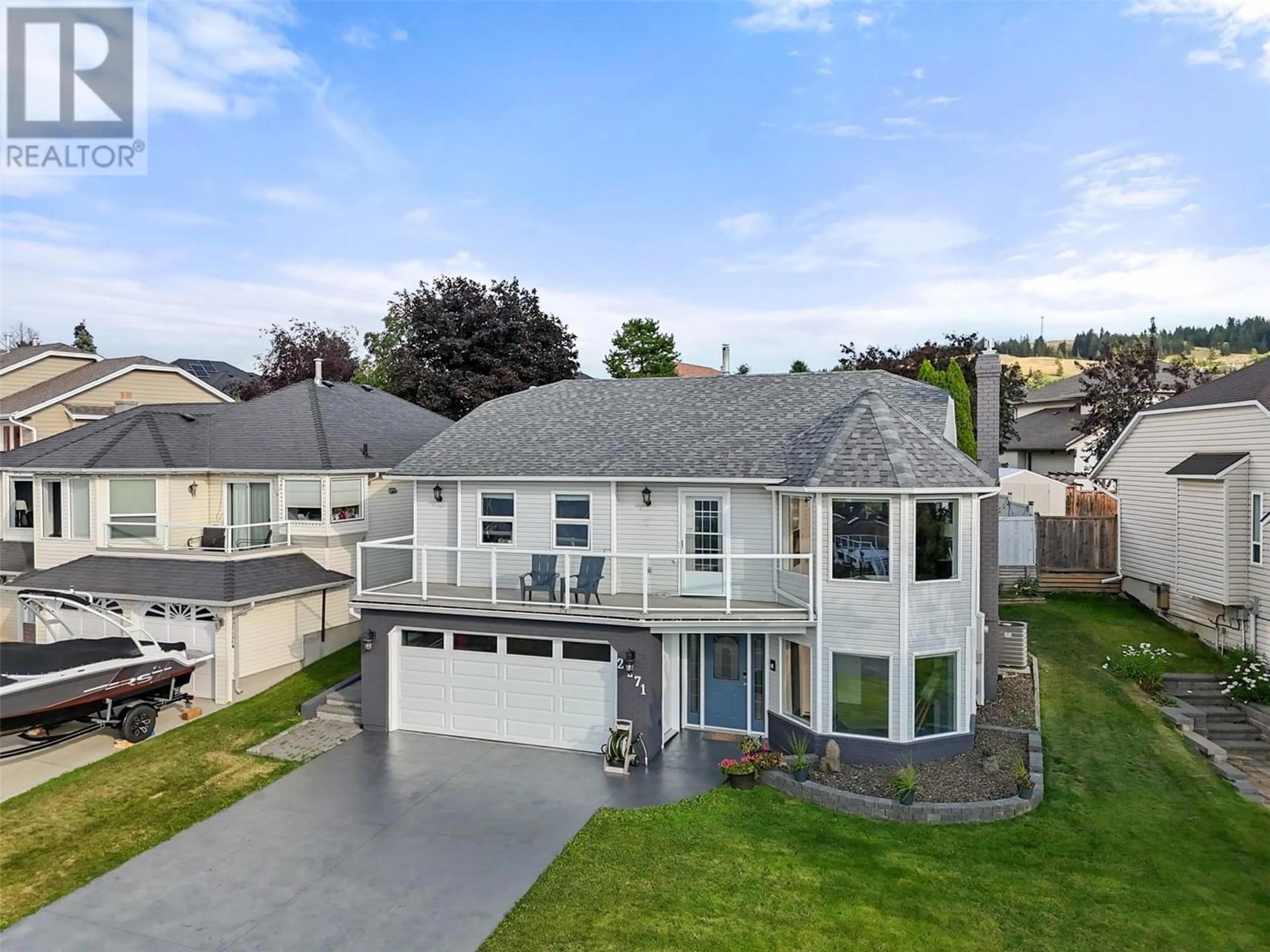 A pic from outside/outdoor area/front of a property/back of a property/a pic from drone, unknown for 2271 GARYMEDE DRIVE DRIVE, Kamloops British Columbia V1S1P3