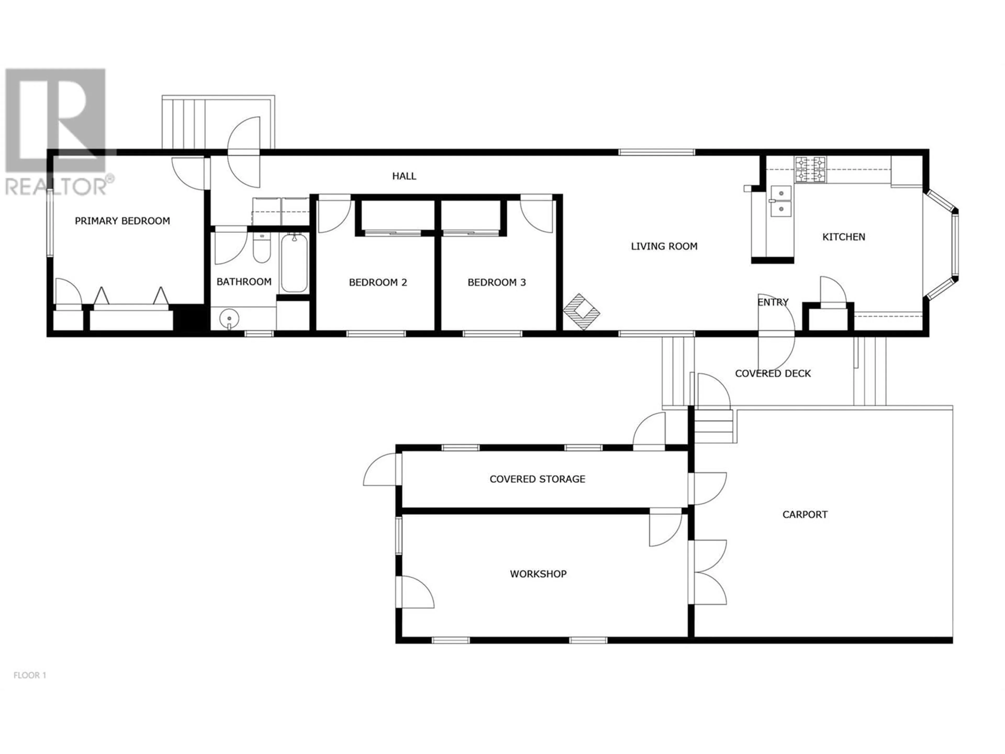 Floor plan for 5191 69 AVENUE NORTHEAST, Canoe British Columbia V0E1K0