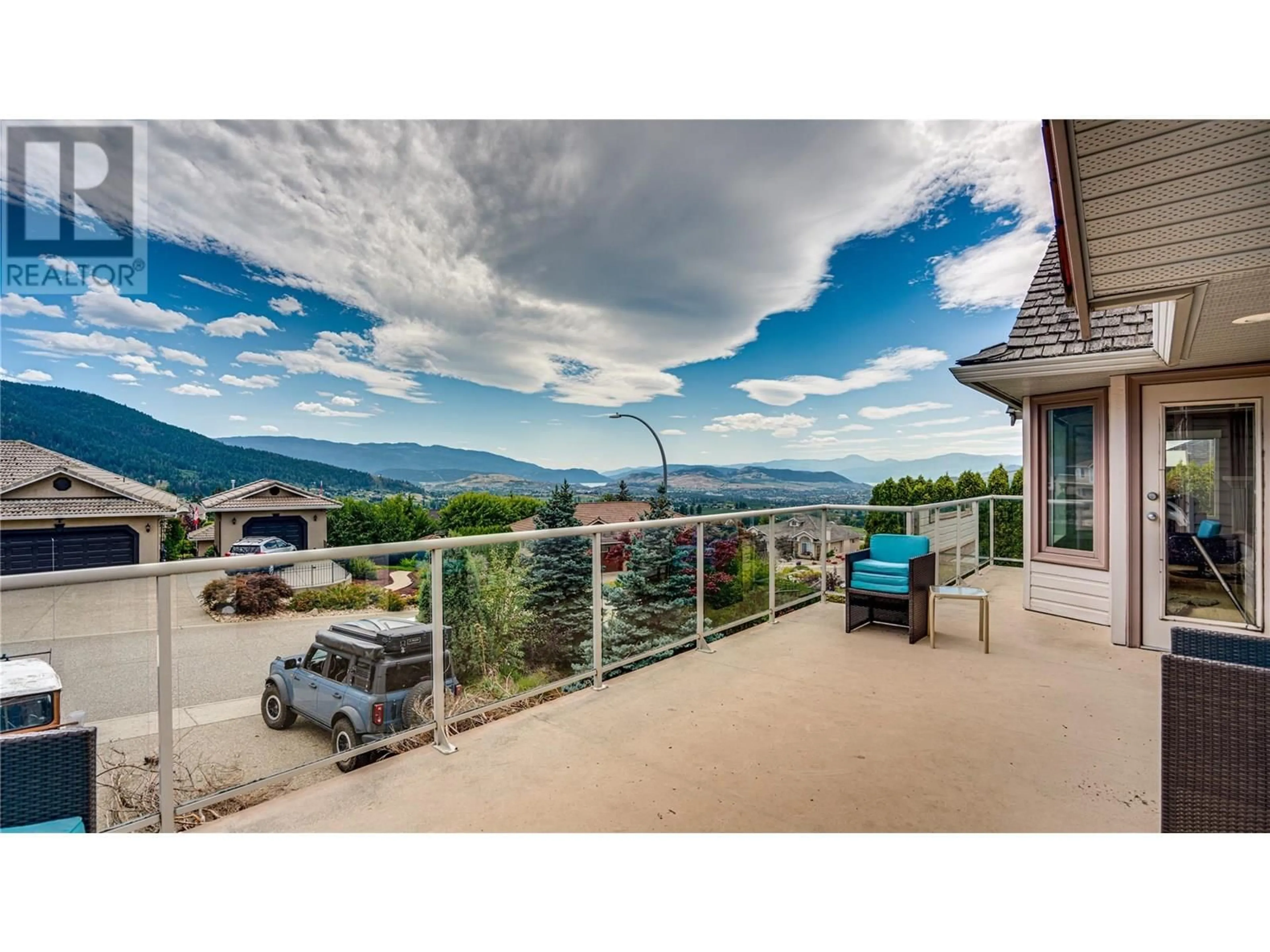 Patio, mountain view for 356 MARMOT COURT, Vernon British Columbia V1B2W8