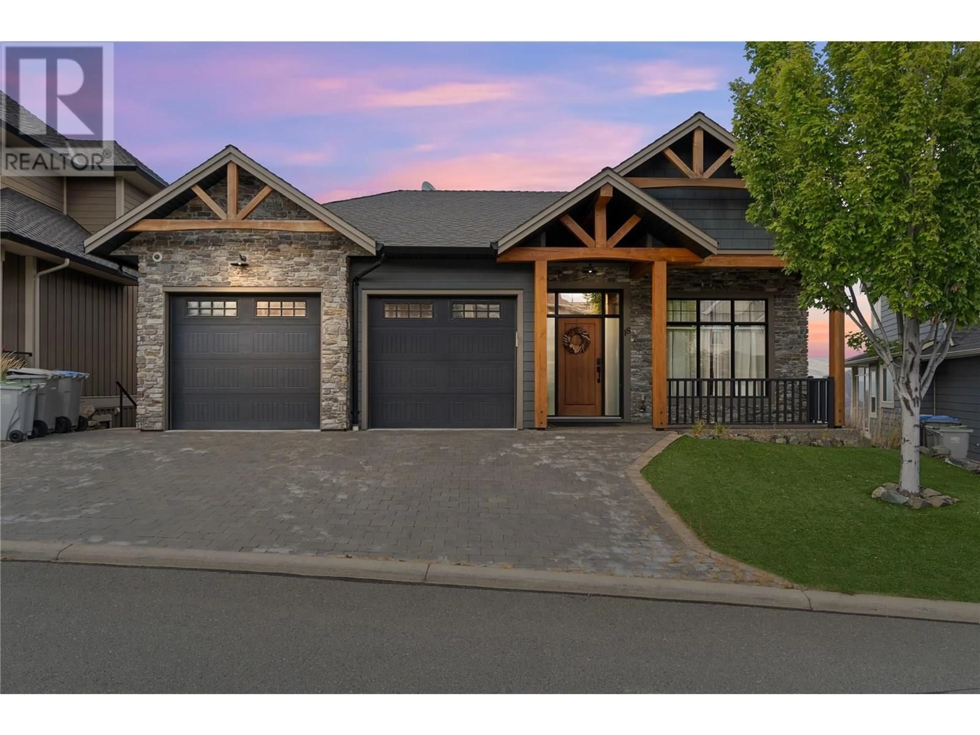 Home with brick exterior material, street for 18 - 460 AZURE PLACE, Kamloops British Columbia V2E0B9