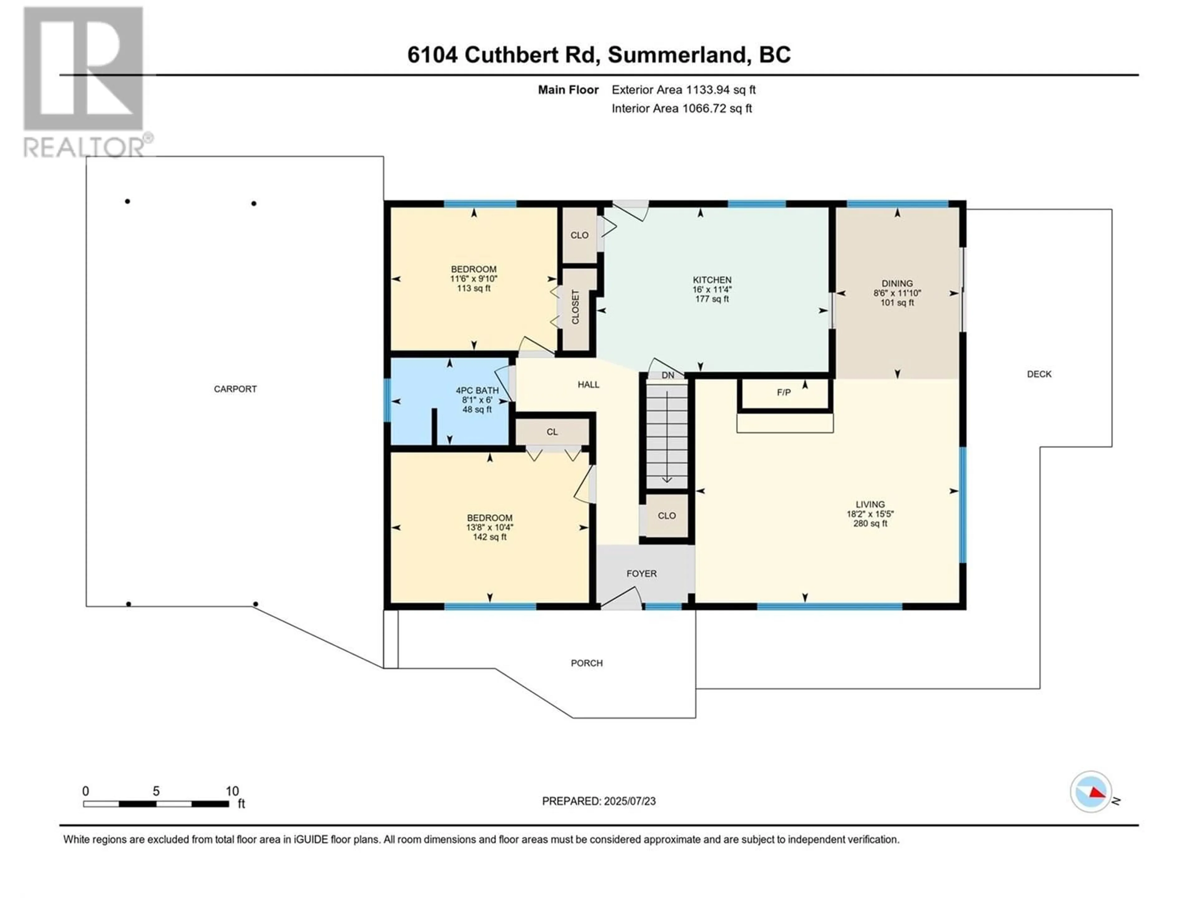 Floor plan for 6104 CUTHBERT ROAD, Summerland British Columbia V0H1Z1