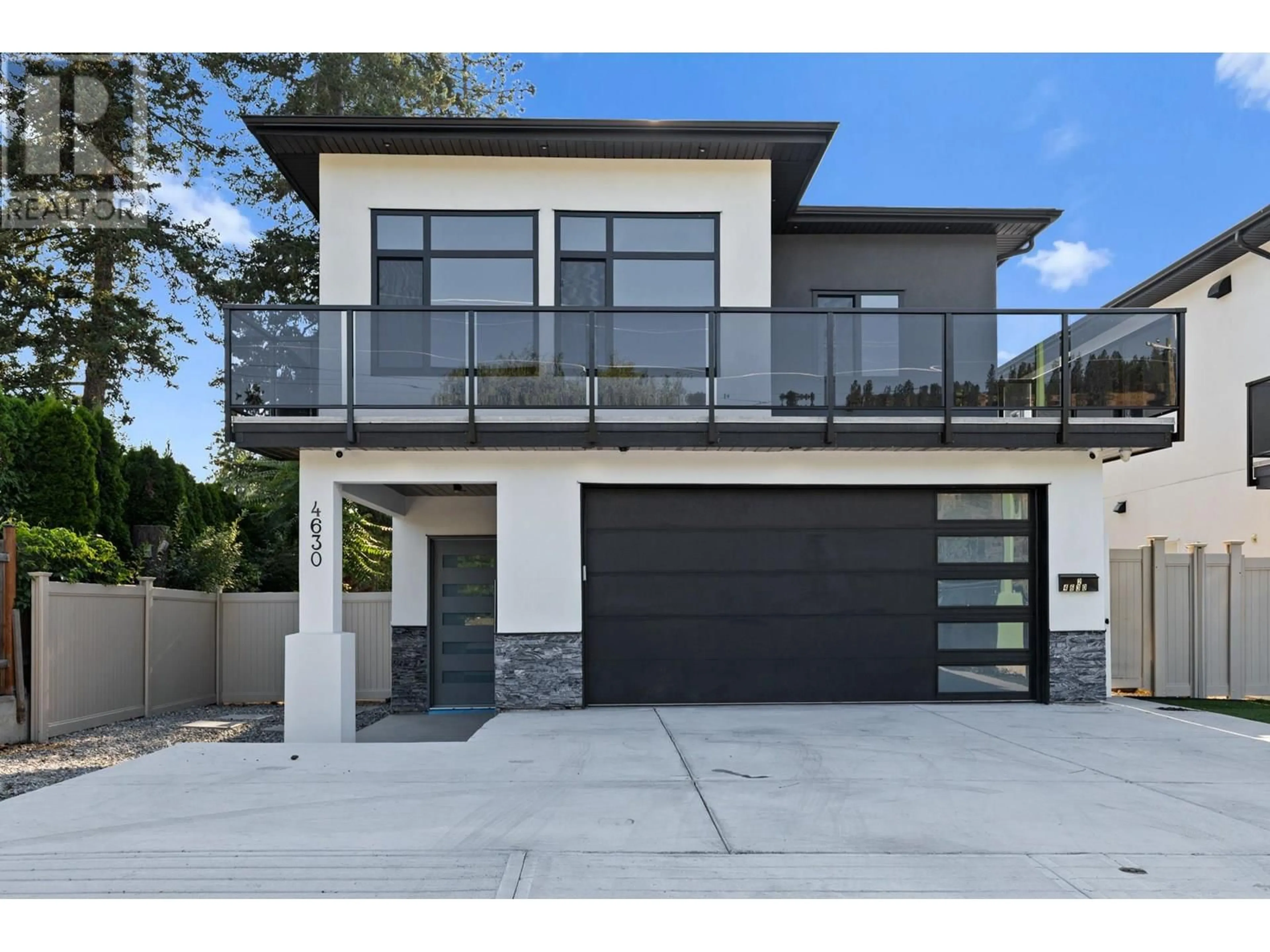 Home with brick exterior material, street for 4630 RAYMER ROAD, Kelowna British Columbia V1W1J3