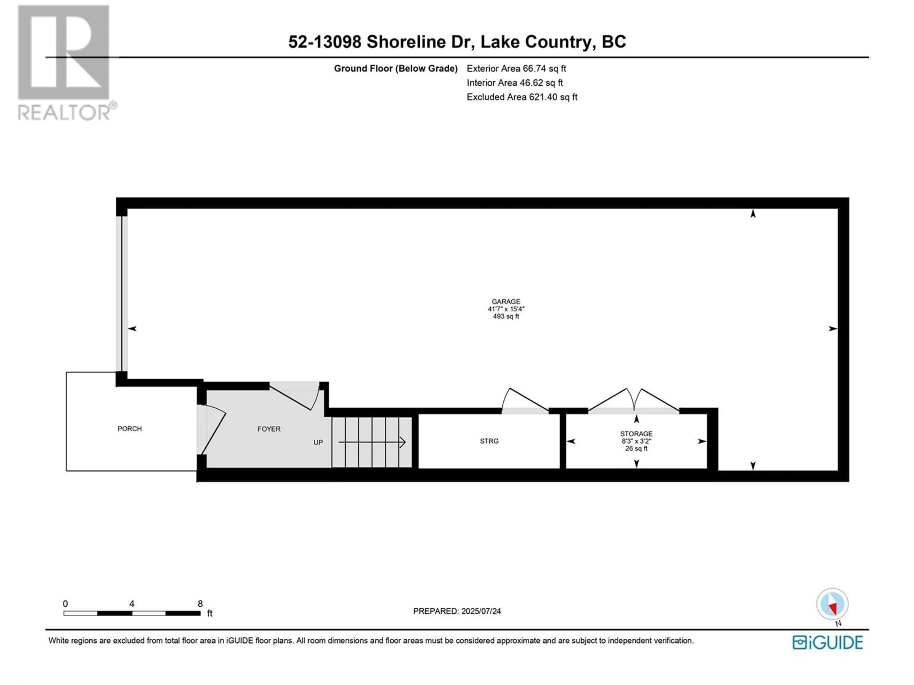 Floor plan for 52 - 13098 SHORELINE WAY, Lake Country British Columbia V4V0A8