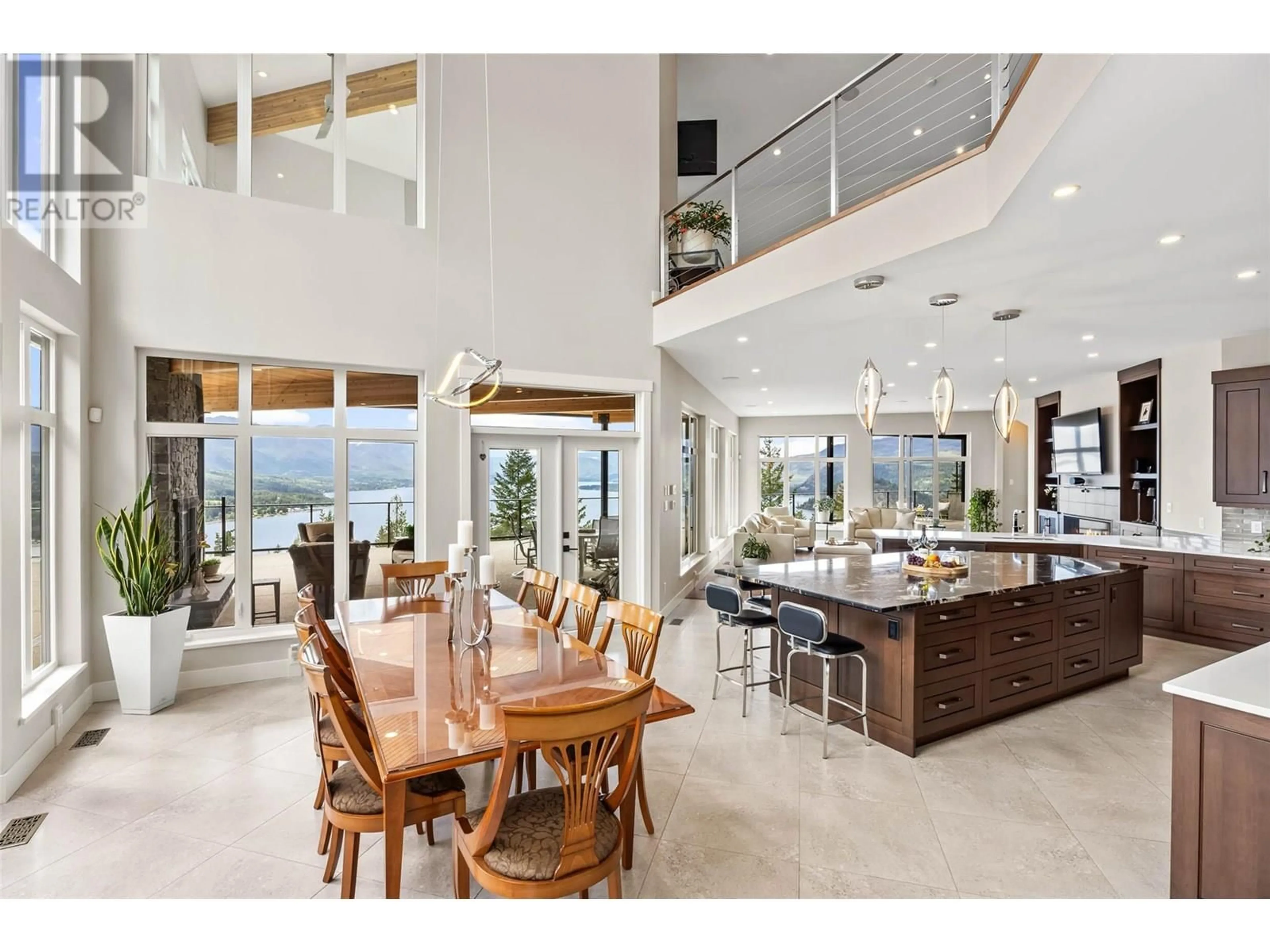 Open concept kitchen, ceramic/tile floor for 3655 MCBRIDE ROAD, Blind Bay British Columbia V0E1H1