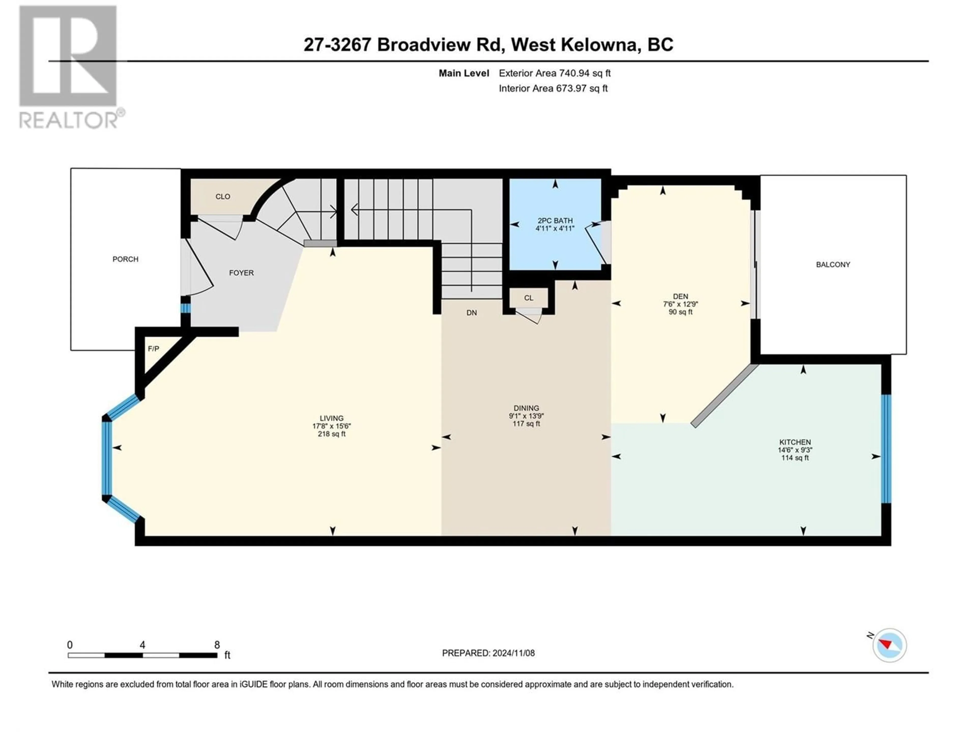 Floor plan for 27 - 3267 BROADVIEW ROAD, West Kelowna British Columbia V4T3C8