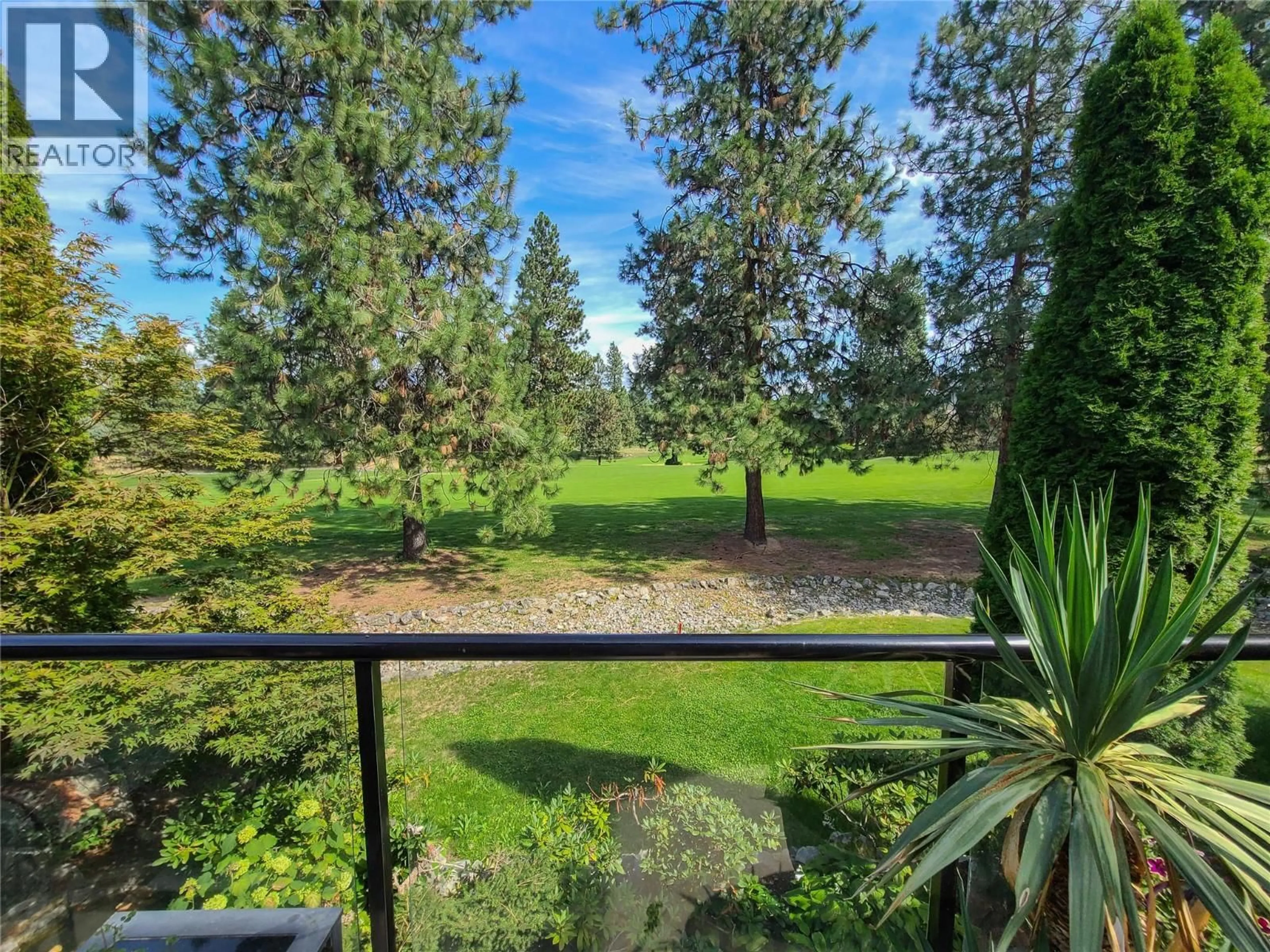 Patio, forest/trees view for 3897 GALLAGHERS OTHER, Kelowna British Columbia V1W3Z9