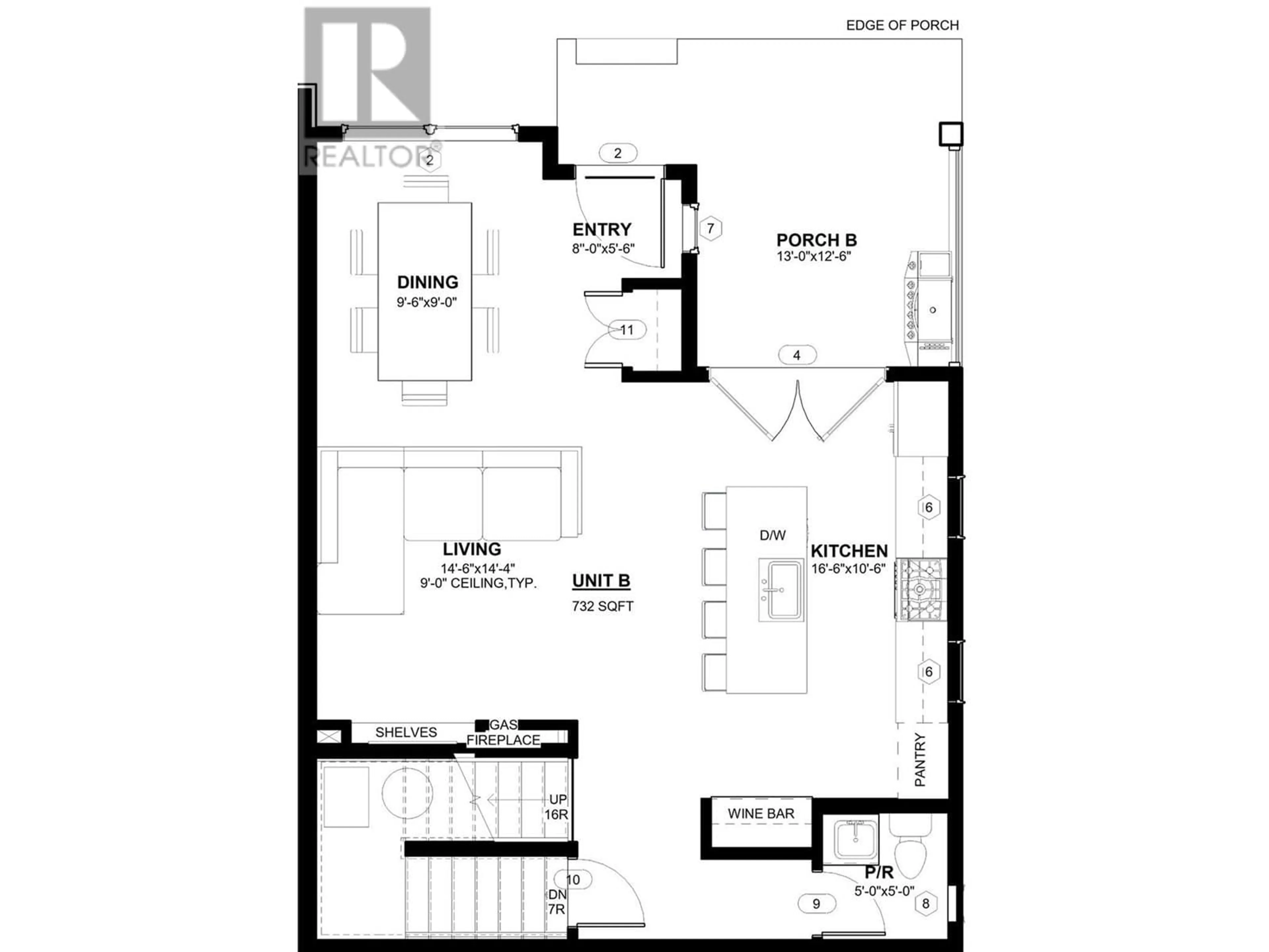 Floor plan for 1027 WILSON AVENUE, Kelowna British Columbia V1Y6Y4
