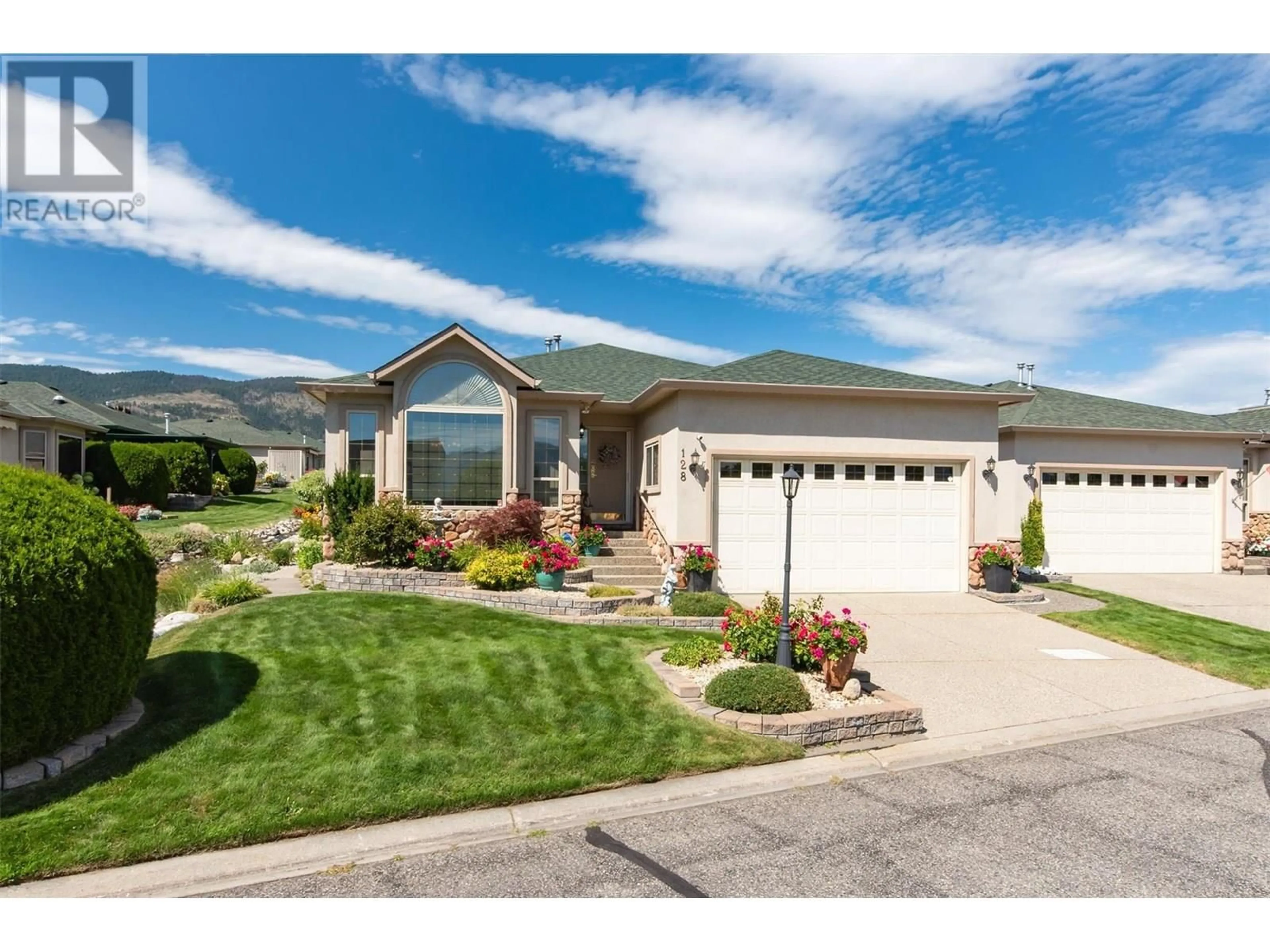 Home with vinyl exterior material, street for 128 - 2330 BUTT ROAD, West Kelowna British Columbia V4T2L3