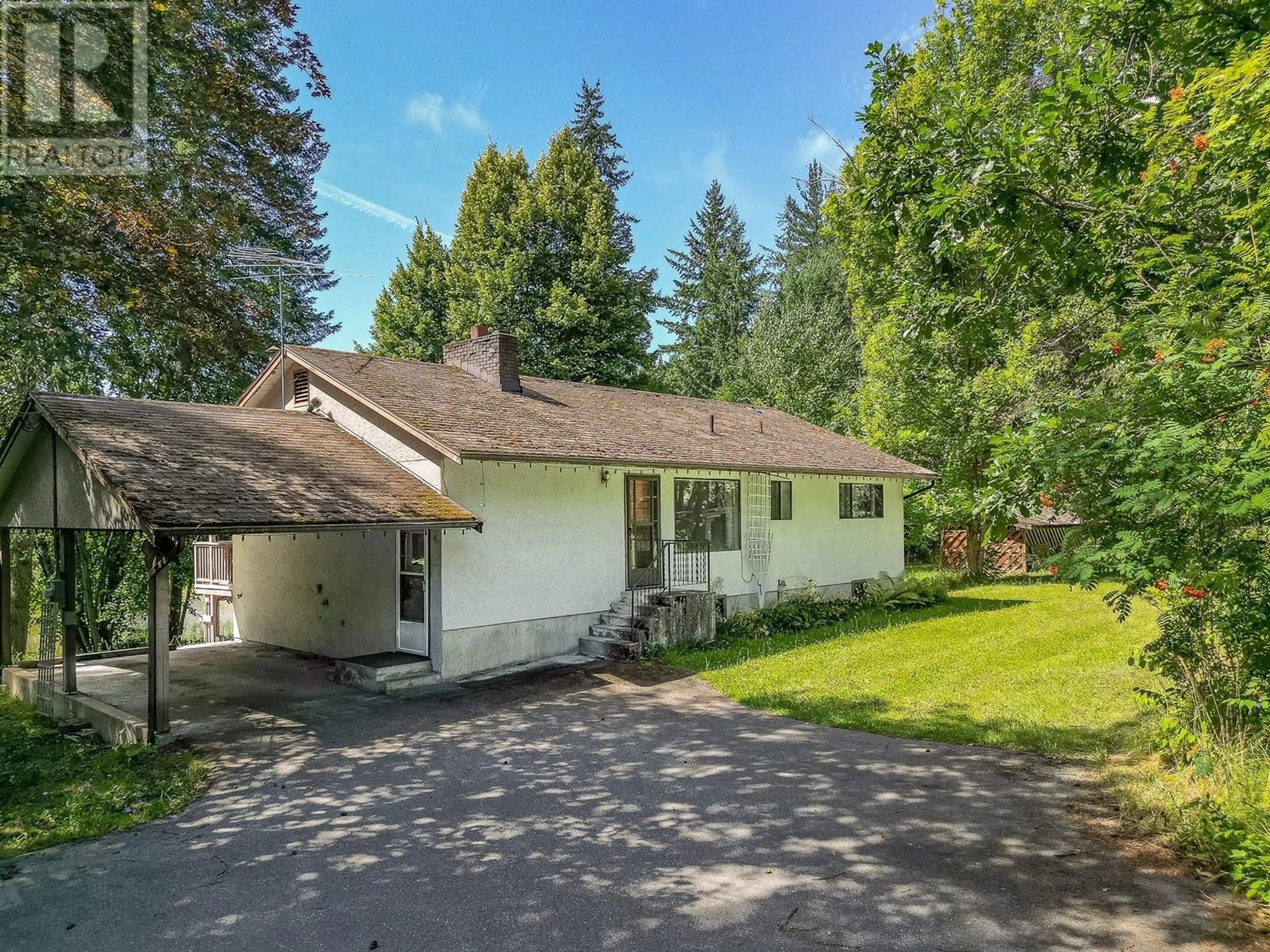 A pic from outside/outdoor area/front of a property/back of a property/a pic from drone, street for 1926 BUNDUS ROAD, Sicamous British Columbia V0E2V5